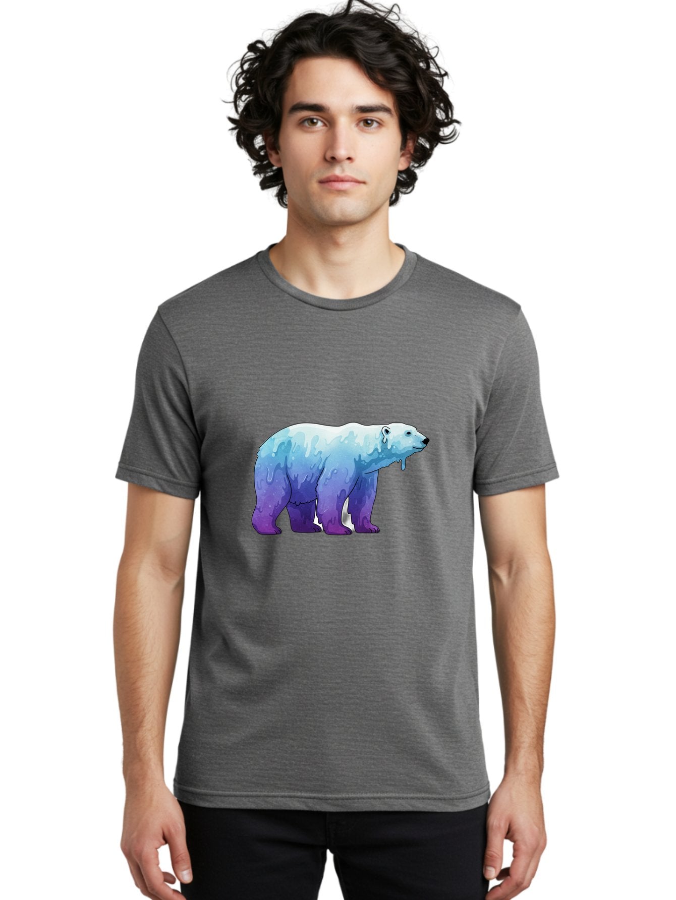 Melting-Polar-Bear-1 Men'S Graphic Tee, 100% Cotton, Comfortable Casual Summer Wear, Machine Washable, Vintage Camera, Old Camera, Antique Camera, Black Camera, Classic Photography, Photography Equipment, Nostalgic Device, Film Camera, Baf209 19