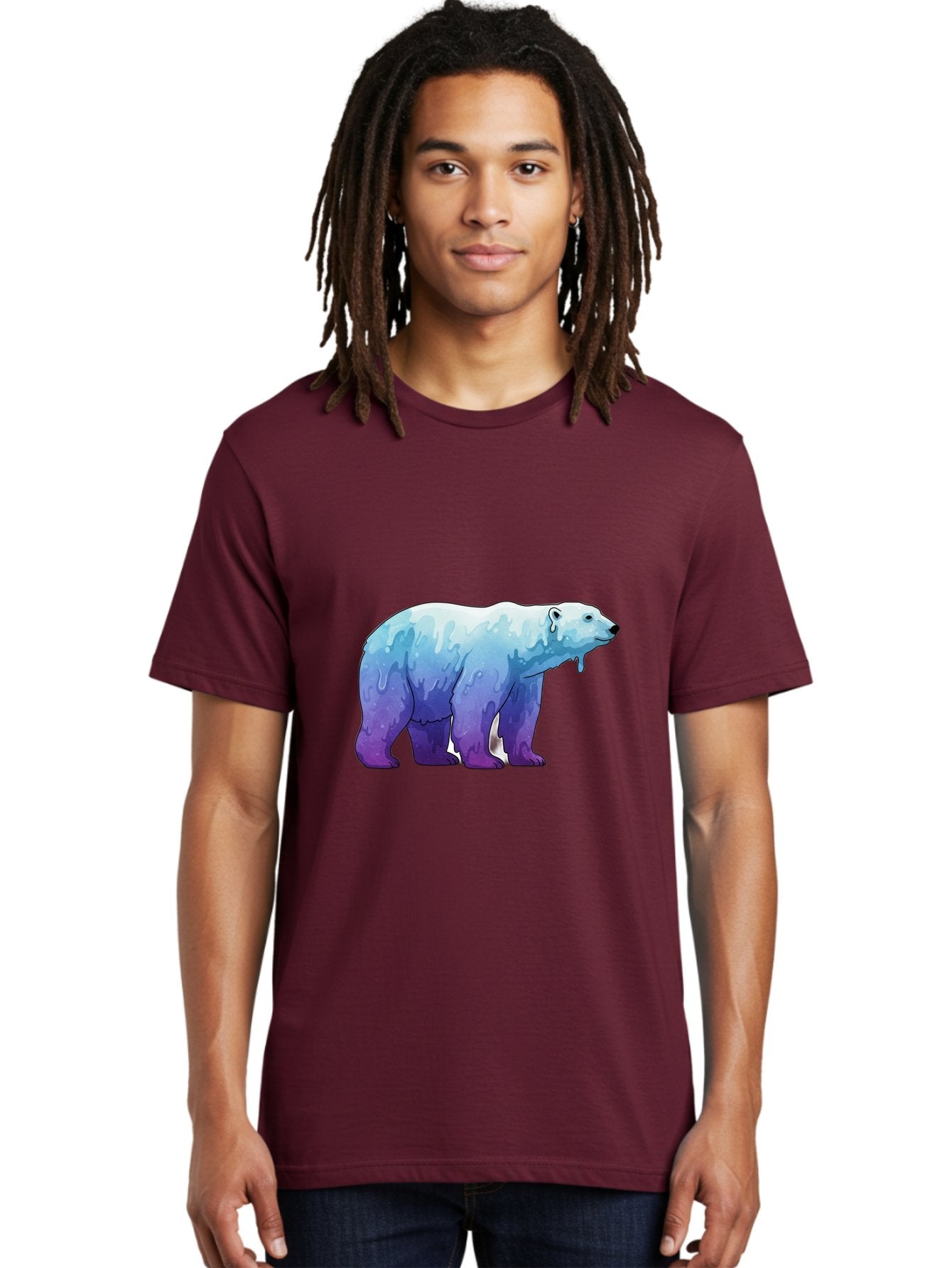 Melting-Polar-Bear-1 Men'S Graphic Tee, 100% Cotton, Comfortable Casual Summer Wear, Machine Washable, Vintage Camera, Old Camera, Antique Camera, Black Camera, Classic Photography, Photography Equipment, Nostalgic Device, Film Camera, Baf209 16