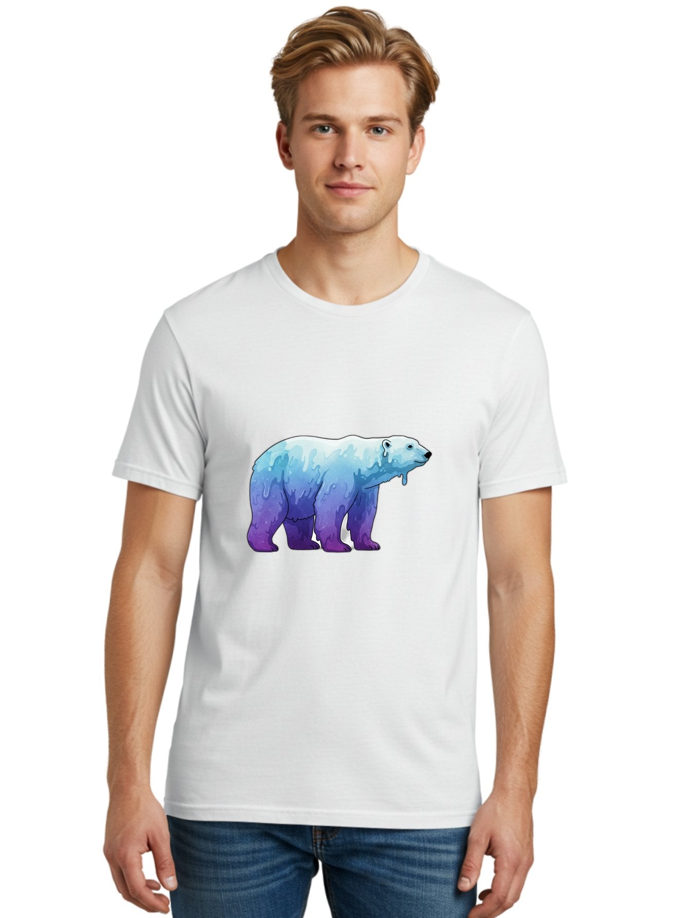 Melting-Polar-Bear-1 Men'S Graphic Tee, 100% Cotton, Comfortable Casual Summer Wear, Machine Washable, Vintage Camera, Old Camera, Antique Camera, Black Camera, Classic Photography, Photography Equipment, Nostalgic Device, Film Camera, Baf209 27