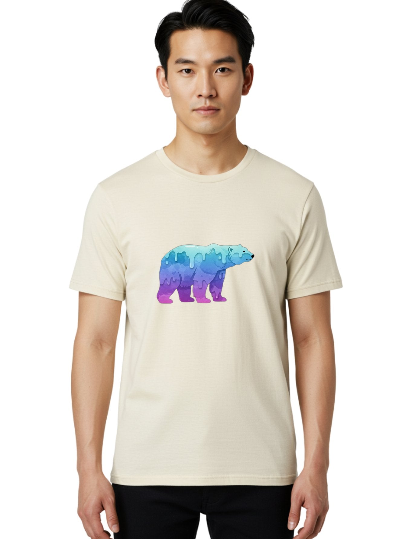 Melting-Polar-Bear-2 Men'S Graphic Tee, 100% Cotton, Comfortable Casual Summer Wear, Machine Washable, Vintage Camera, Old Camera, Antique Camera, Black Camera, Classic Photography, Photography Equipment, Nostalgic Device, Film Camera, Baf210 28