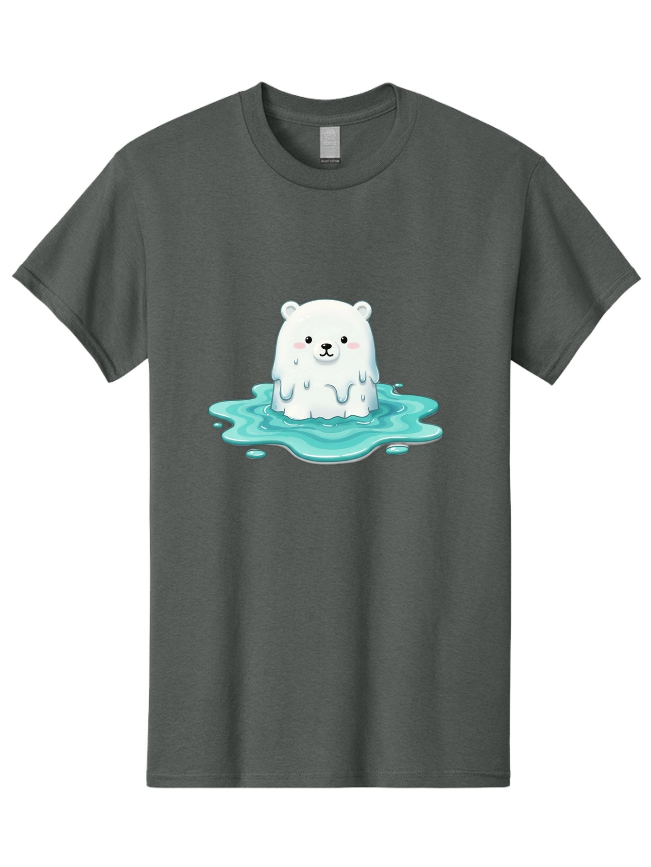 Melting-Polar-Bear Men'S Graphic Tee, 100% Cotton, Comfortable Casual Summer Wear, Machine Washable, Vintage Camera, Old Camera, Antique Camera, Black Camera, Classic Photography, Photography Equipment, Nostalgic Device, Film Camera, Baf211 15