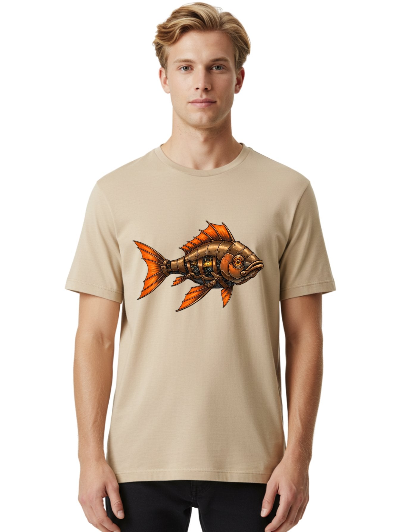 Metal-Fish Men'S Graphic Tee, 100% Cotton, Comfortable Casual Summer Wear, Machine Washable, Vintage Camera, Old Camera, Antique Camera, Black Camera, Classic Photography, Photography Equipment, Nostalgic Device, Film Camera, Camera Art Baf213 29