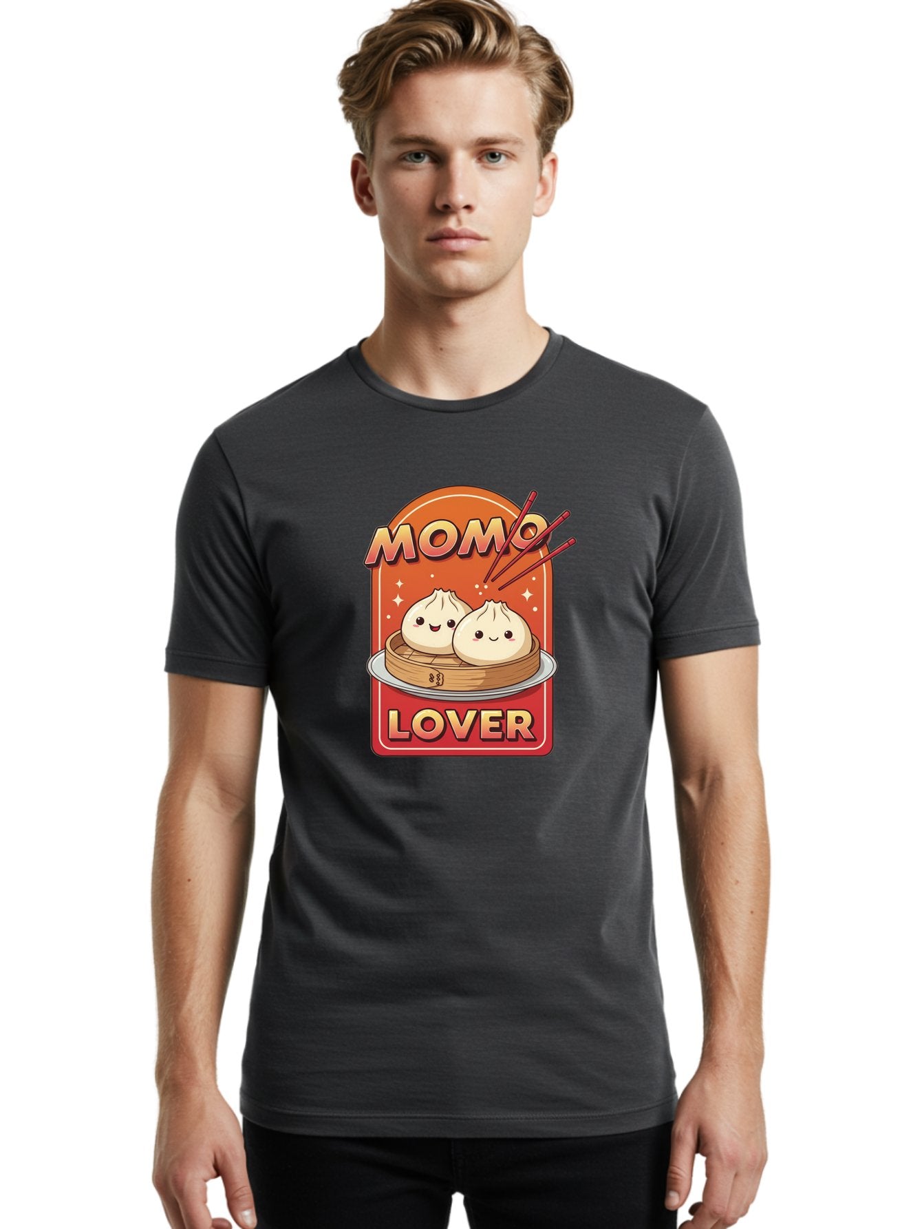 Momo-Lover-1 Men'S Graphic Tee, 100% Cotton, Comfortable Casual Summer Wear, Machine Washable, Vintage Camera, Old Camera, Antique Camera, Black Camera, Classic Photography, Photography Equipment, Nostalgic Device, Film Camera, Camera Art Baf220 27