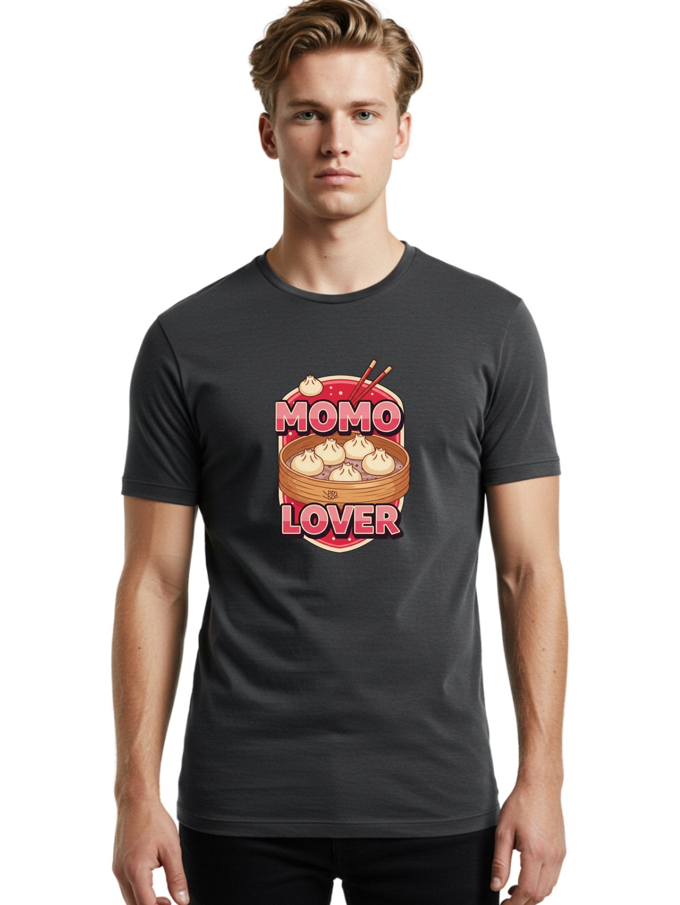 Momo-Lover-3 Men'S Graphic Tee, 100% Cotton, Comfortable Casual Summer Wear, Machine Washable, Vintage Camera, Old Camera, Antique Camera, Black Camera, Classic Photography, Photography Equipment, Nostalgic Device, Film Camera, Camera Art Baf222 22