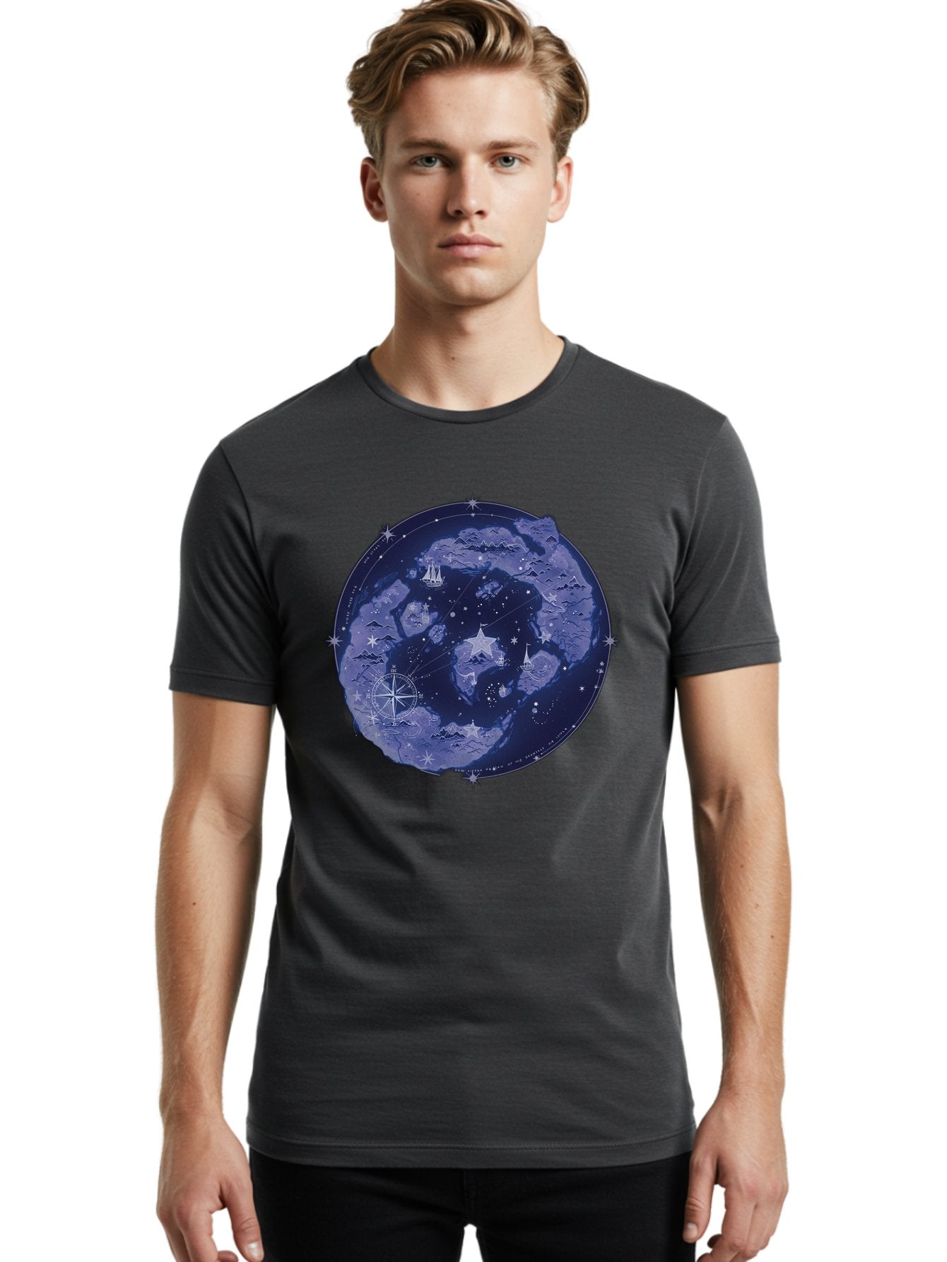 Moon-Map Men'S Graphic Tee, 100% Cotton, Comfortable Casual Summer Wear, Machine Washable, Vintage Camera, Old Camera, Antique Camera, Black Camera, Classic Photography, Photography Equipment, Nostalgic Device, Film Camera, Camera Art Baf232 29