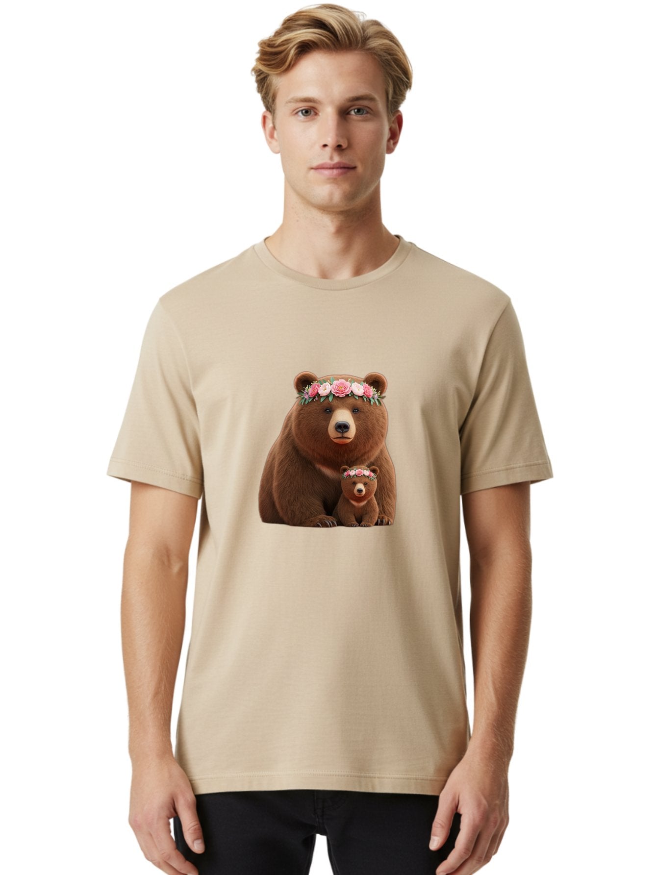 Mother-Bear-Cub Men'S Graphic Tee, 100% Cotton, Comfortable Casual Summer Wear, Machine Washable, Vintage Camera, Old Camera, Antique Camera, Black Camera, Classic Photography, Photography Equipment, Nostalgic Device, Film Camera, Camera Art Baf233 28