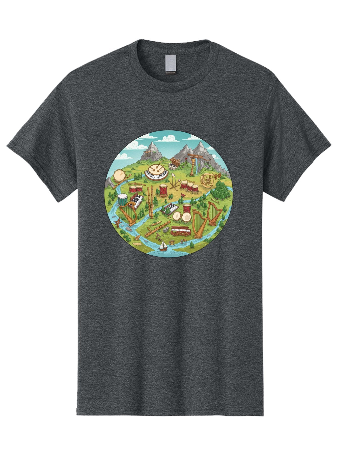 Music-Instruments-Landscape Men'S Graphic Tee, 100% Cotton, Comfortable Casual Summer Wear, Machine Washable, Vintage Camera, Old Camera, Antique Camera, Black Camera, Classic Photography, Photography Equipment, Nostalgic Device, Film Camera, Baf236 14