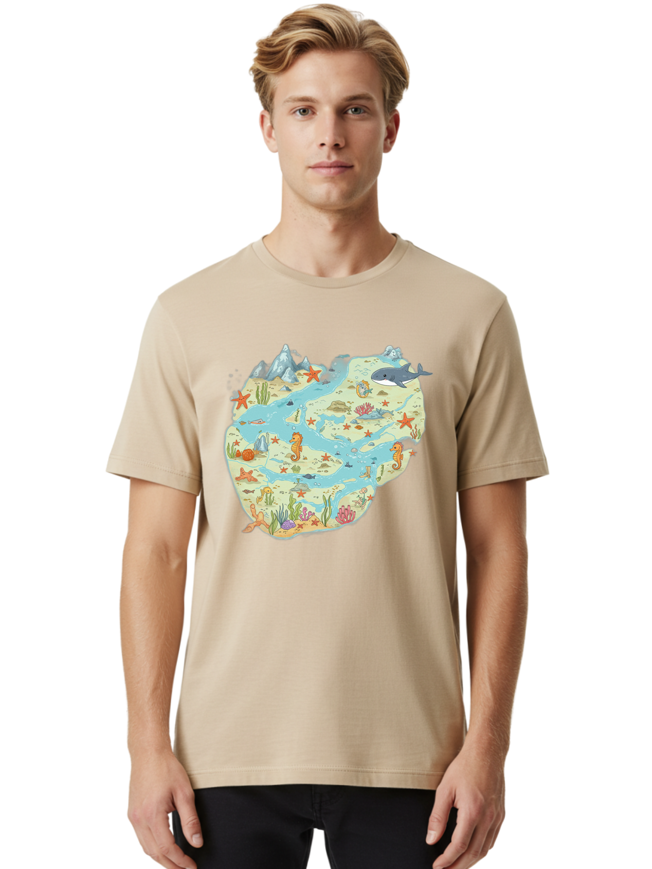 Ocean-Puzzle Men'S Graphic Tee, 100% Cotton, Comfortable Casual Summer Wear, Machine Washable, Vintage Camera, Old Camera, Antique Camera, Black Camera, Classic Photography, Photography Equipment, Nostalgic Device, Film Camera, Camera Art Baf240 26