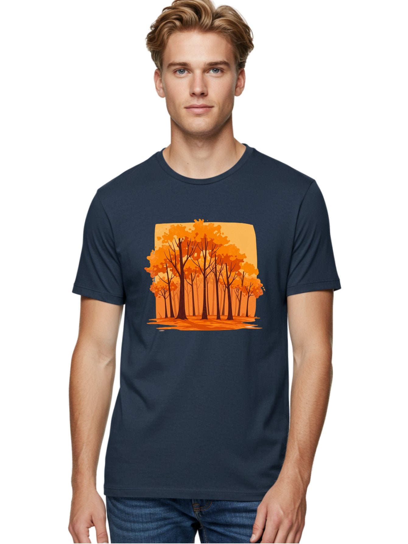 Orange-Forest Men'S Graphic Tee, 100% Cotton, Comfortable Casual Summer Wear, Machine Washable, Vintage Camera, Old Camera, Antique Camera, Black Camera, Classic Photography, Photography Equipment, Nostalgic Device, Film Camera, Camera Art Baf243 19