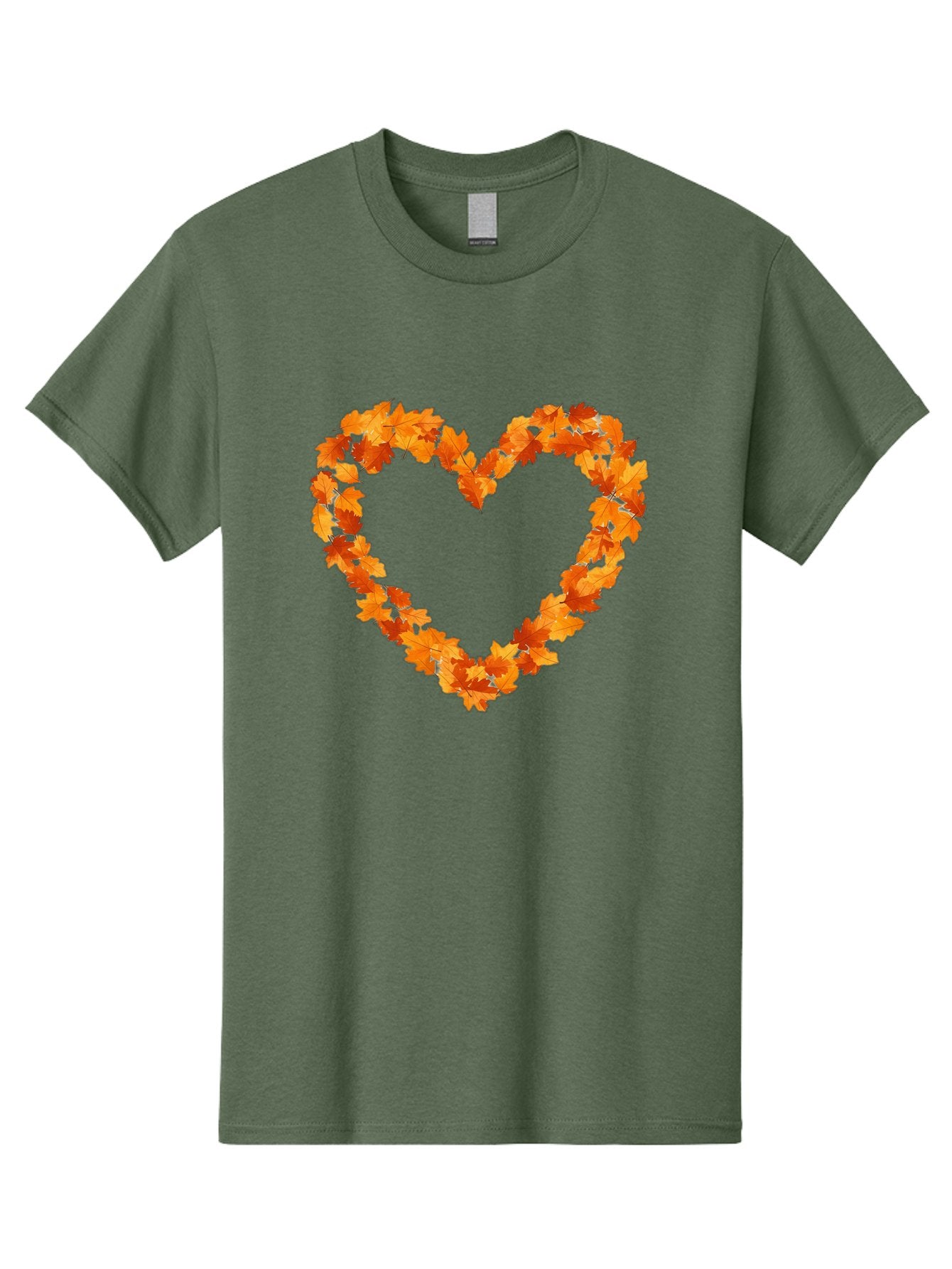 Orange-Leaves-Heart Men'S Graphic Tee, 100% Cotton, Comfortable Casual Summer Wear, Machine Washable, Vintage Camera, Old Camera, Antique Camera, Black Camera, Classic Photography, Photography Equipment, Nostalgic Device, Film Camera, Baf244 10