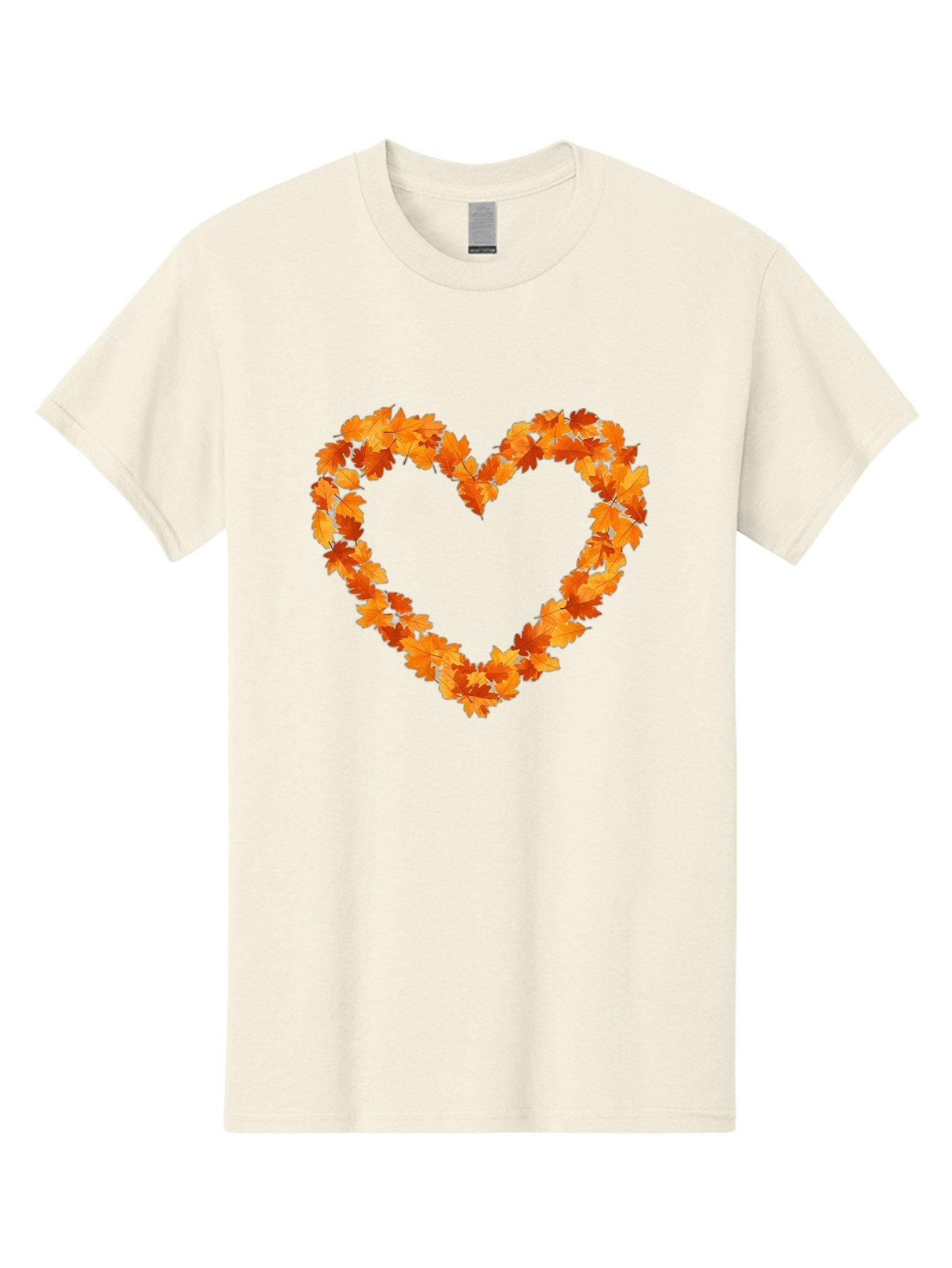 Orange-Leaves-Heart Men'S Graphic Tee, 100% Cotton, Comfortable Casual Summer Wear, Machine Washable, Vintage Camera, Old Camera, Antique Camera, Black Camera, Classic Photography, Photography Equipment, Nostalgic Device, Film Camera, Baf244 7
