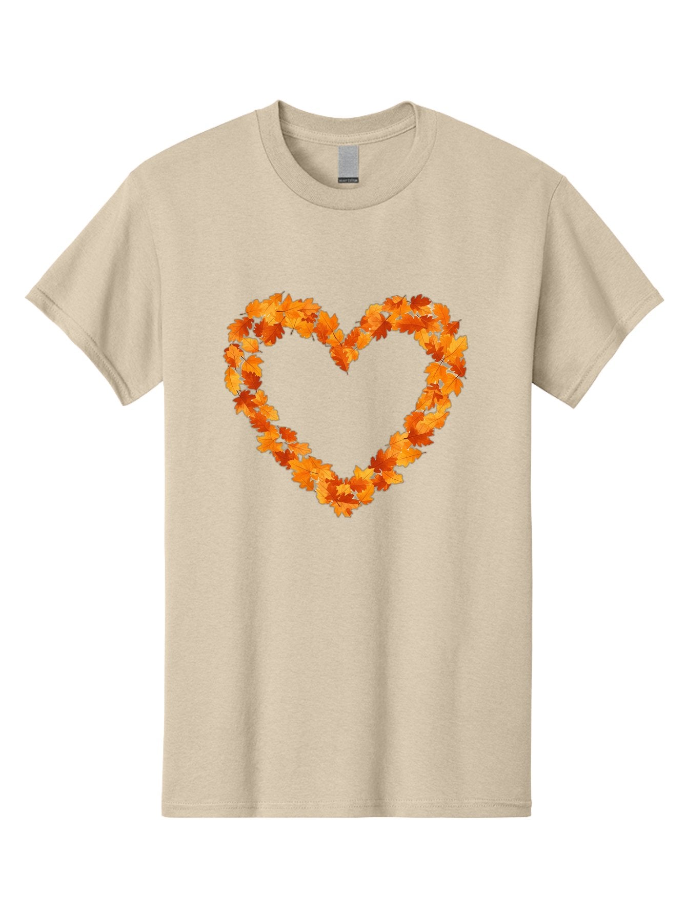 Orange-Leaves-Heart Men'S Graphic Tee, 100% Cotton, Comfortable Casual Summer Wear, Machine Washable, Vintage Camera, Old Camera, Antique Camera, Black Camera, Classic Photography, Photography Equipment, Nostalgic Device, Film Camera, Baf244 6