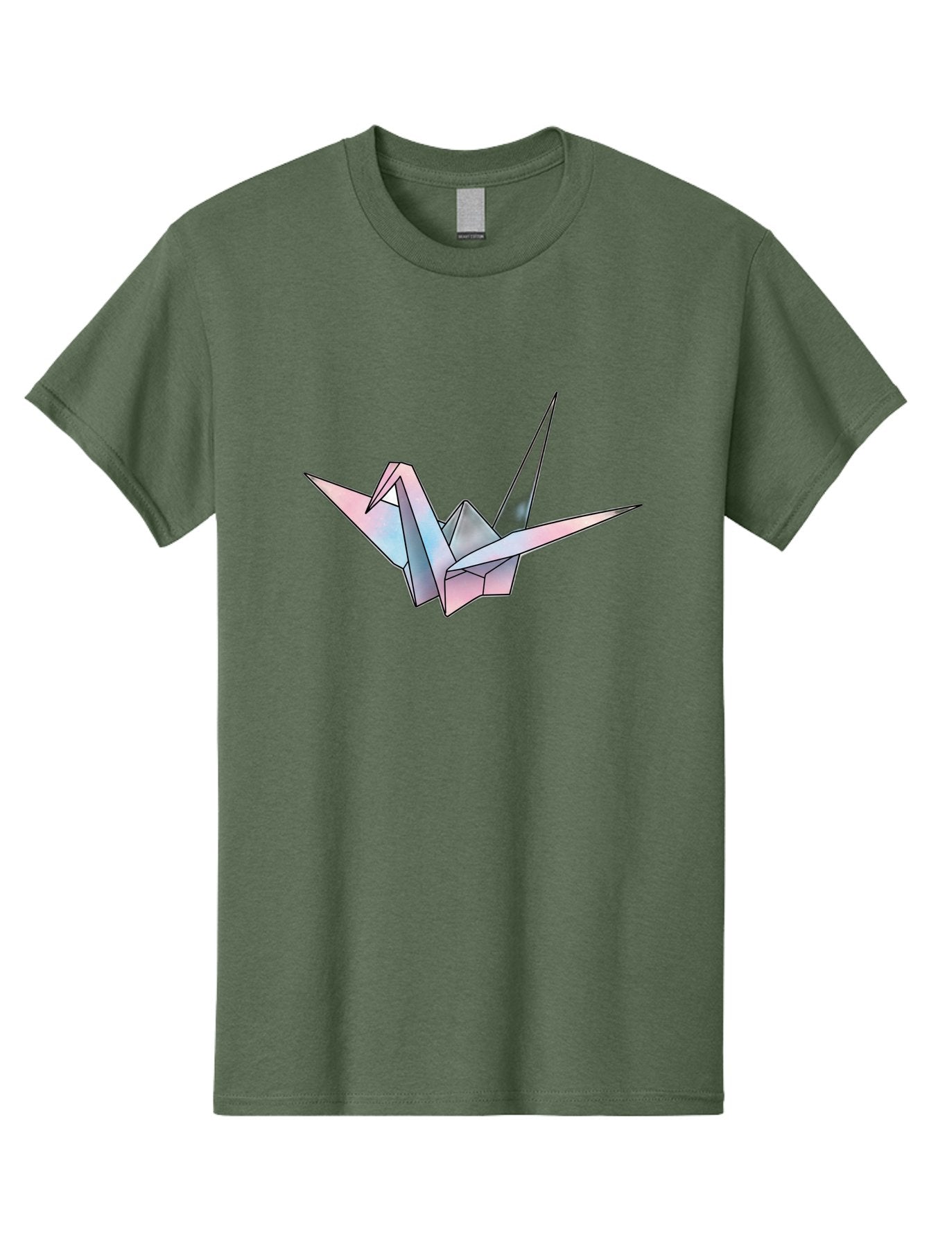 Origami-Crane-2 Men'S Graphic Tee, 100% Cotton, Comfortable Casual Summer Wear, Machine Washable, Vintage Camera, Old Camera, Antique Camera, Black Camera, Classic Photography, Photography Equipment, Nostalgic Device, Film Camera, Camera Art Baf250 15