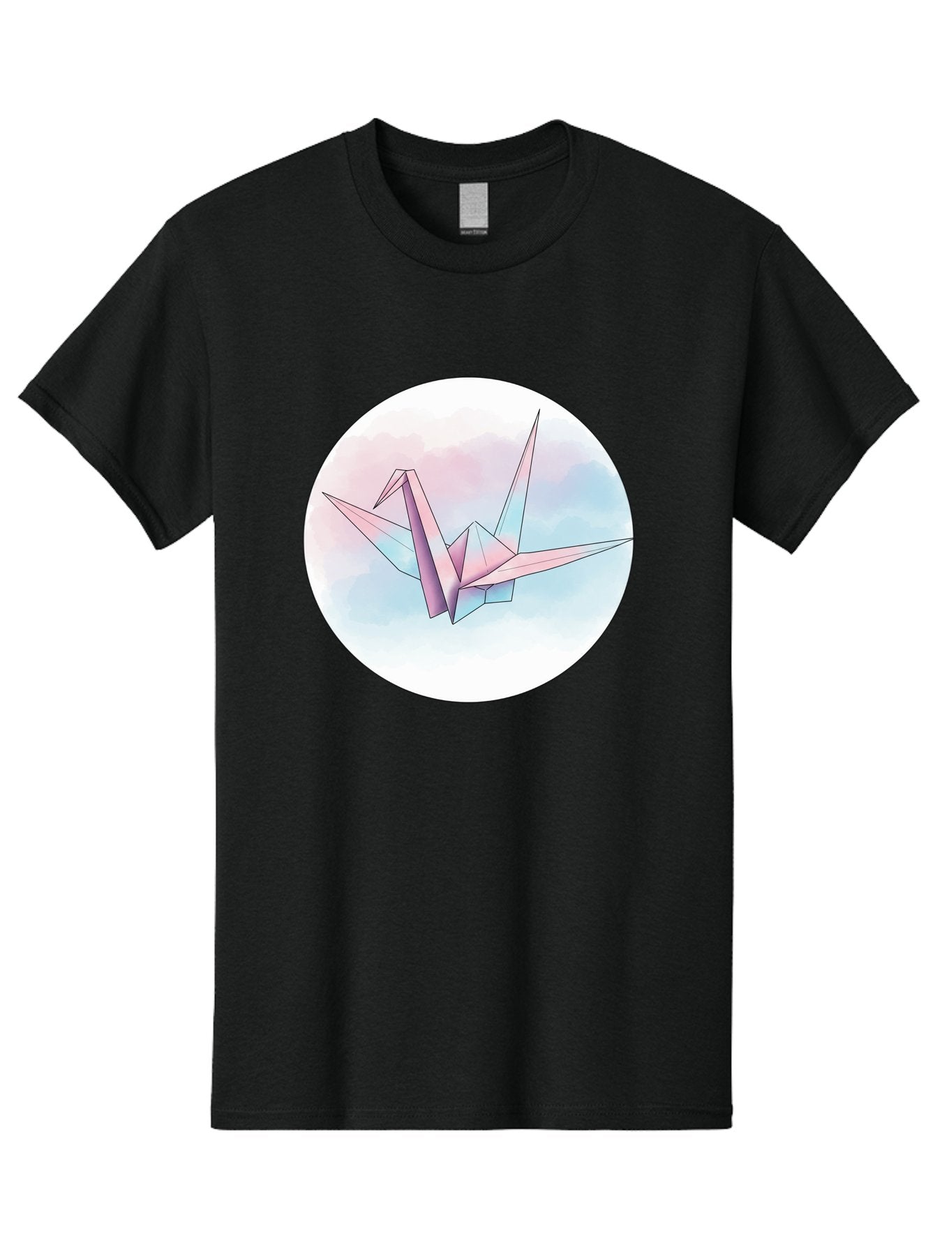 Origami-Crane-3 Men'S Graphic Tee, 100% Cotton, Comfortable Casual Summer Wear, Machine Washable, Vintage Camera, Old Camera, Antique Camera, Black Camera, Classic Photography, Photography Equipment, Nostalgic Device, Film Camera, Camera Art Baf251 5