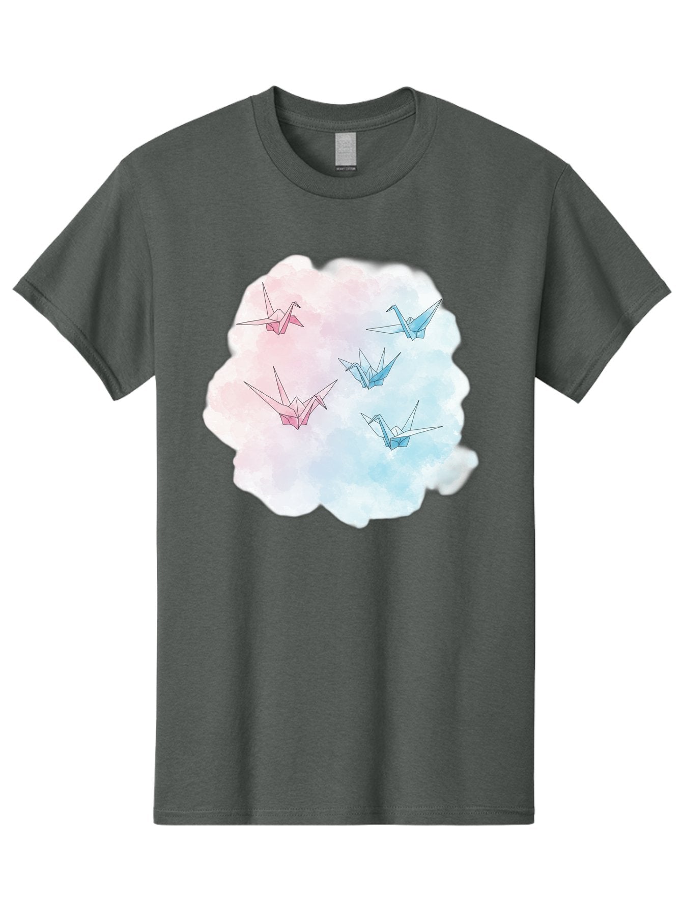 Origami-Cranes-On-Cloud Men'S Graphic Tee, 100% Cotton, Comfortable Casual Summer Wear, Machine Washable, Vintage Camera, Old Camera, Antique Camera, Black Camera, Classic Photography, Photography Equipment, Nostalgic Device, Film Camera, Baf256 11