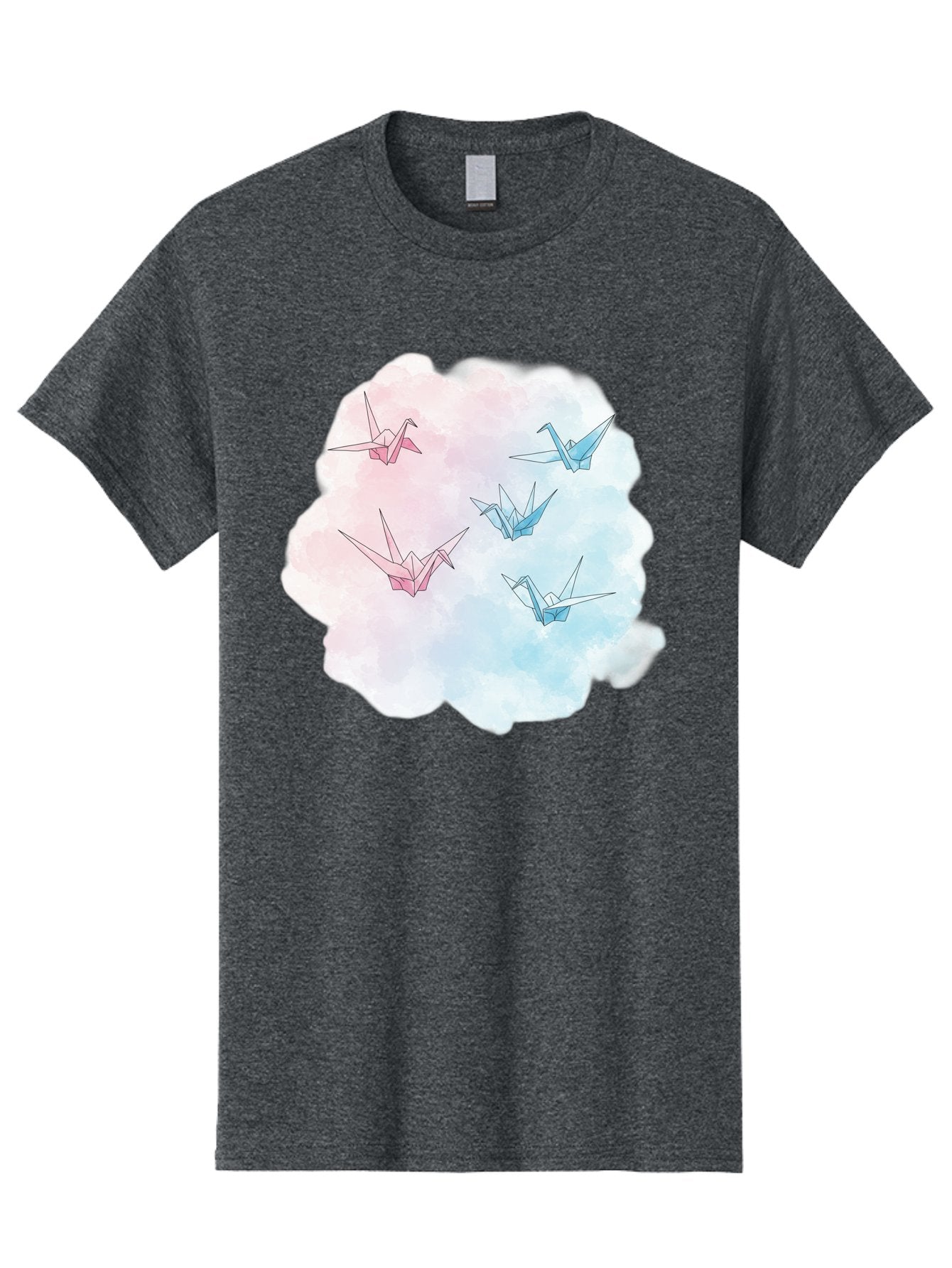 Origami-Cranes-On-Cloud Men'S Graphic Tee, 100% Cotton, Comfortable Casual Summer Wear, Machine Washable, Vintage Camera, Old Camera, Antique Camera, Black Camera, Classic Photography, Photography Equipment, Nostalgic Device, Film Camera, Baf256 14