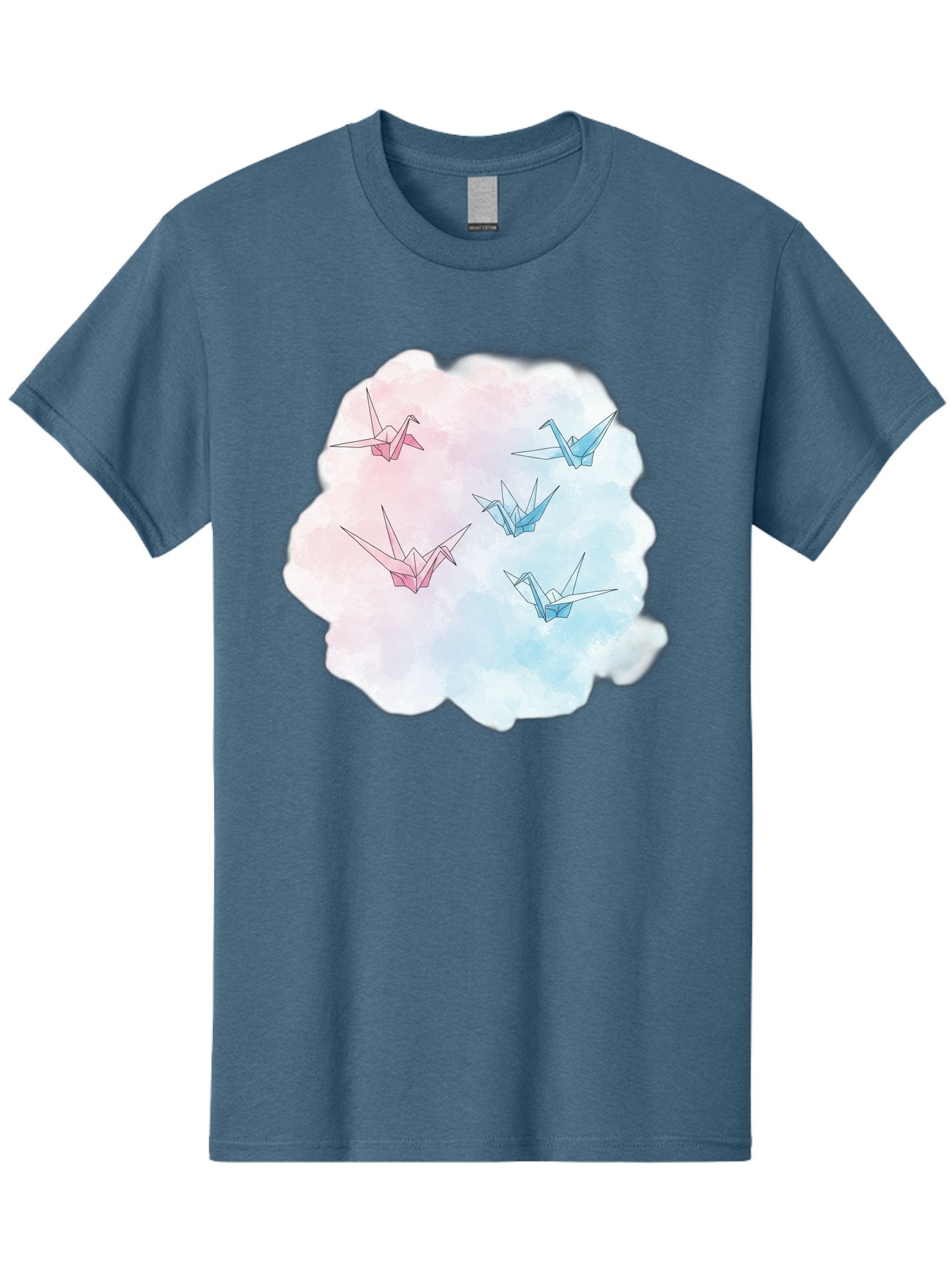 Origami-Cranes-On-Cloud Men'S Graphic Tee, 100% Cotton, Comfortable Casual Summer Wear, Machine Washable, Vintage Camera, Old Camera, Antique Camera, Black Camera, Classic Photography, Photography Equipment, Nostalgic Device, Film Camera, Baf256 6