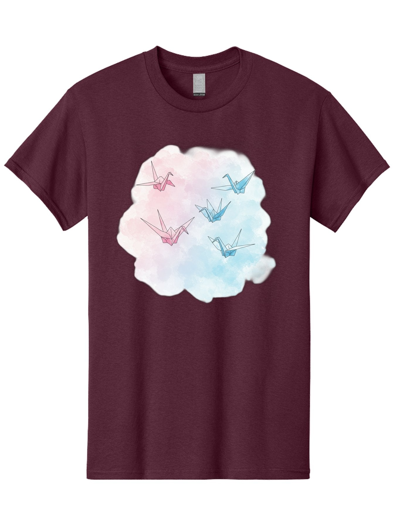 Origami-Cranes-On-Cloud Men'S Graphic Tee, 100% Cotton, Comfortable Casual Summer Wear, Machine Washable, Vintage Camera, Old Camera, Antique Camera, Black Camera, Classic Photography, Photography Equipment, Nostalgic Device, Film Camera, Baf256 5