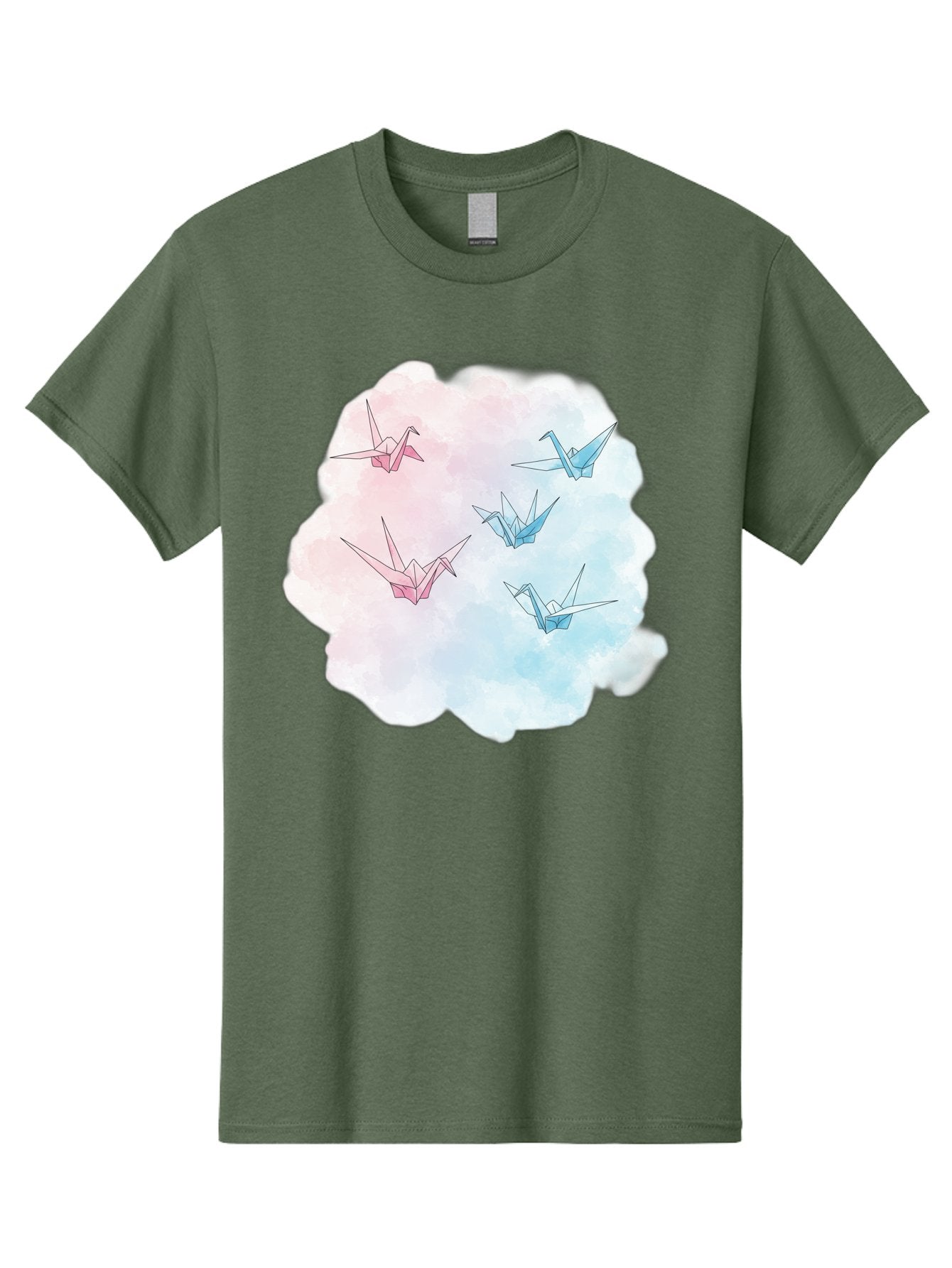 Origami-Cranes-On-Cloud Men'S Graphic Tee, 100% Cotton, Comfortable Casual Summer Wear, Machine Washable, Vintage Camera, Old Camera, Antique Camera, Black Camera, Classic Photography, Photography Equipment, Nostalgic Device, Film Camera, Baf256 4