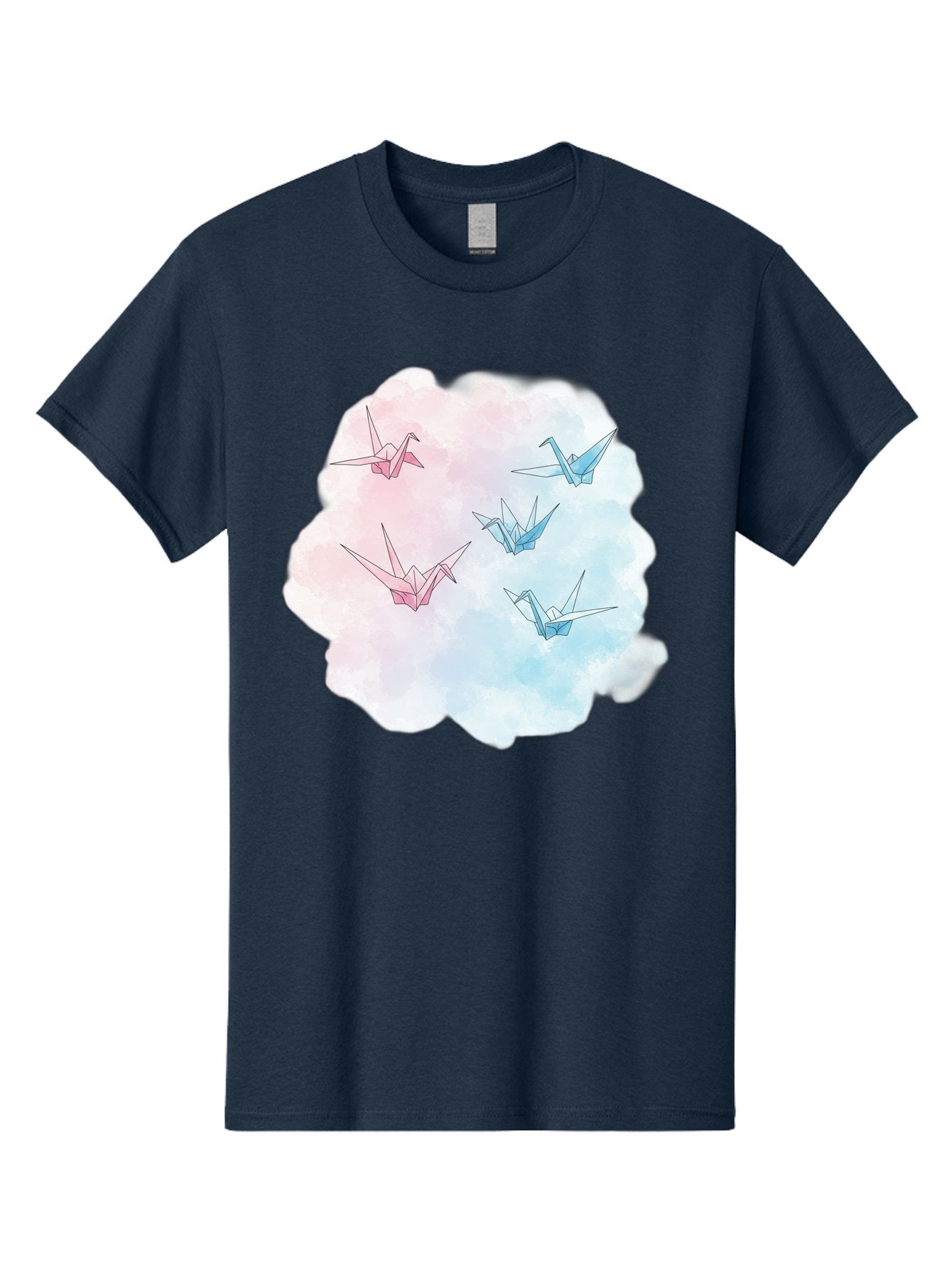 Origami-Cranes-On-Cloud Men'S Graphic Tee, 100% Cotton, Comfortable Casual Summer Wear, Machine Washable, Vintage Camera, Old Camera, Antique Camera, Black Camera, Classic Photography, Photography Equipment, Nostalgic Device, Film Camera, Baf256 9