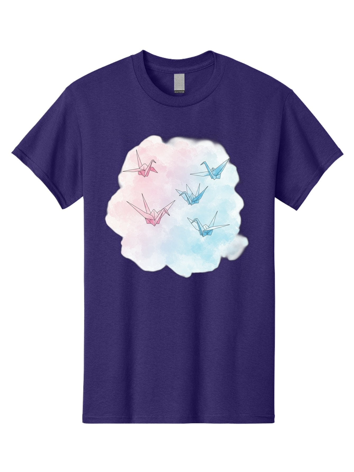 Origami-Cranes-On-Cloud Men'S Graphic Tee, 100% Cotton, Comfortable Casual Summer Wear, Machine Washable, Vintage Camera, Old Camera, Antique Camera, Black Camera, Classic Photography, Photography Equipment, Nostalgic Device, Film Camera, Baf256 3