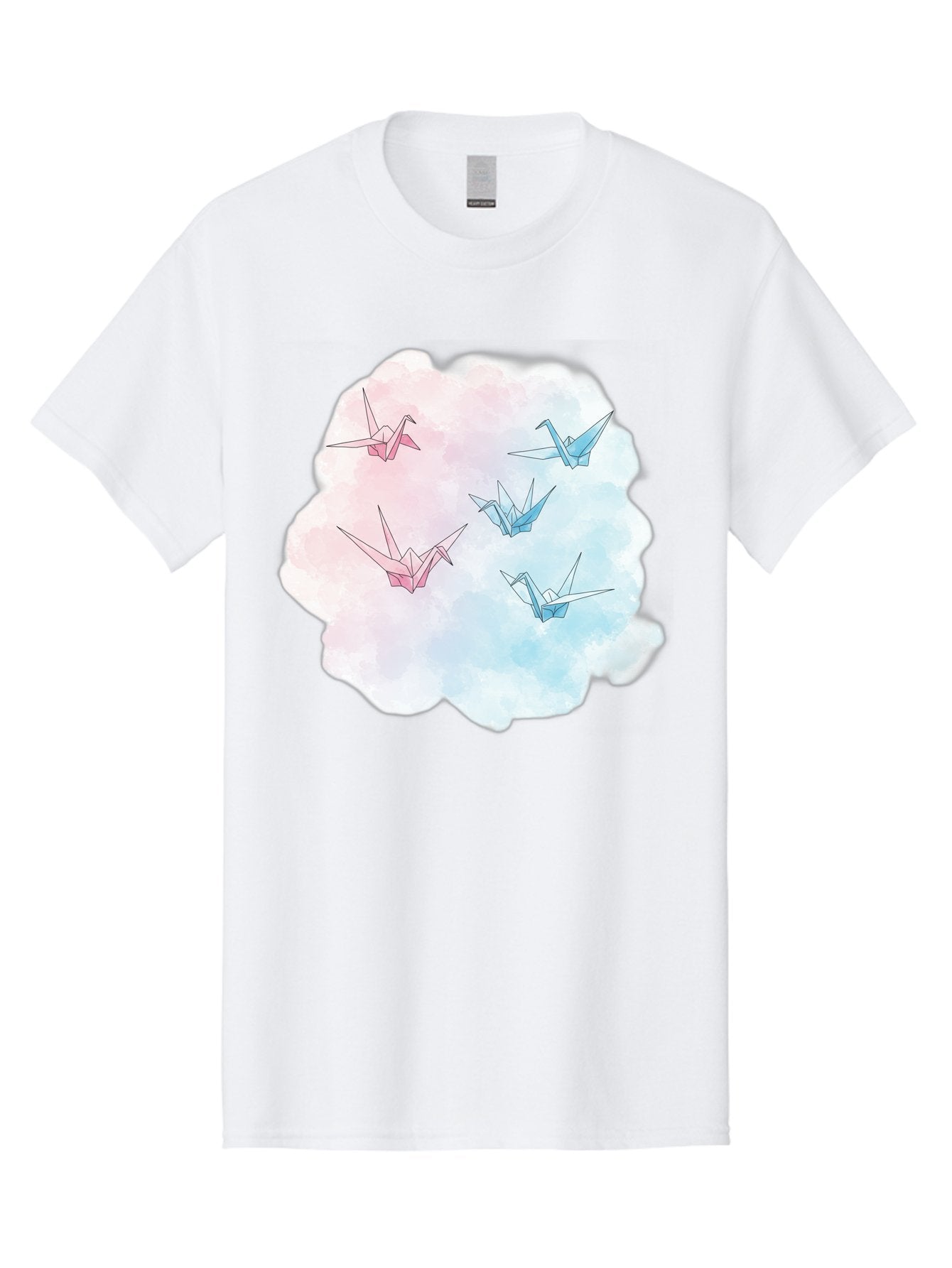 Origami-Cranes-On-Cloud Men'S Graphic Tee, 100% Cotton, Comfortable Casual Summer Wear, Machine Washable, Vintage Camera, Old Camera, Antique Camera, Black Camera, Classic Photography, Photography Equipment, Nostalgic Device, Film Camera, Baf256 7