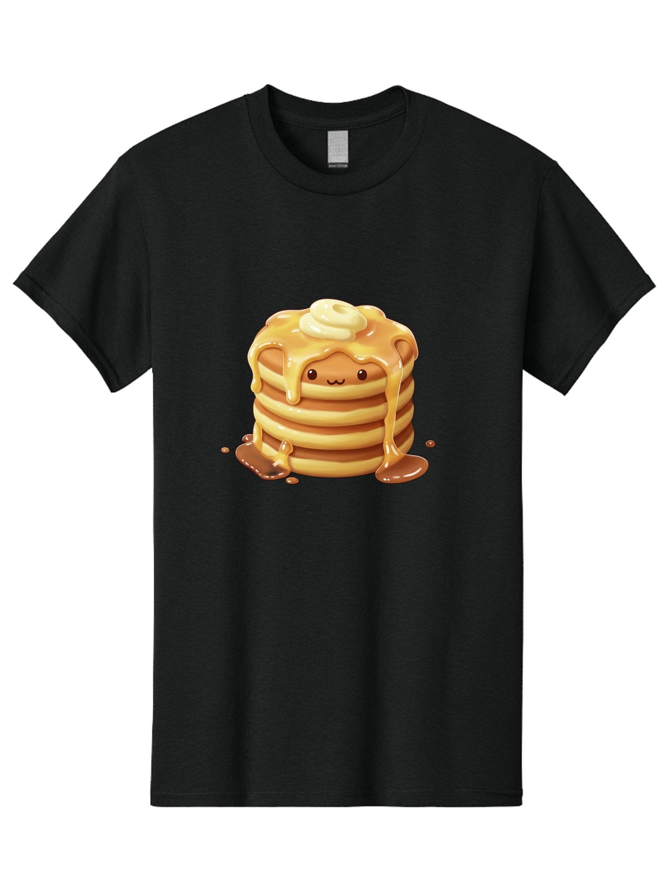 Pancakes-With-Syrup-And-Butter Men'S Graphic Tee, 100% Cotton, Comfortable Casual Summer Wear, Machine Washable, Vintage Camera, Old Camera, Antique Camera, Black Camera, Classic Photography, Photography Equipment, Nostalgic Device, Baf258