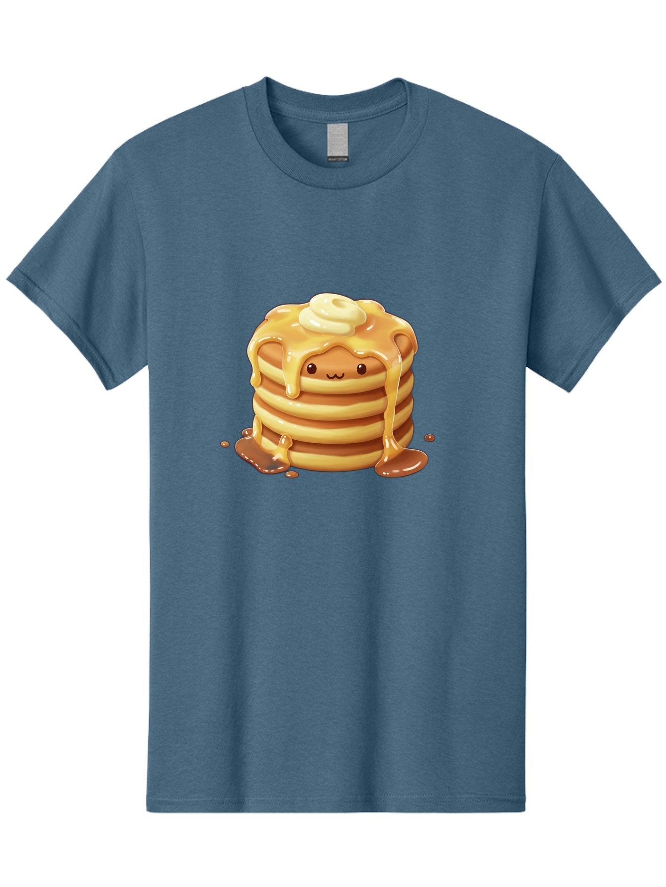 Pancakes-With-Syrup-And-Butter Men'S Graphic Tee, 100% Cotton, Comfortable Casual Summer Wear, Machine Washable, Vintage Camera, Old Camera, Antique Camera, Black Camera, Classic Photography, Photography Equipment, Nostalgic Device, Baf258 11