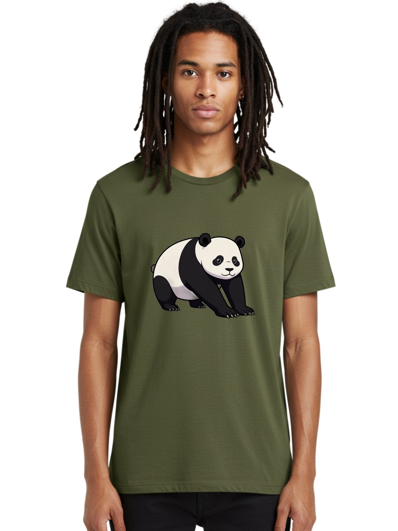 Panda-2 Men'S Graphic Tee, 100% Cotton, Comfortable Casual Summer Wear, Machine Washable, Vintage Camera, Old Camera, Antique Camera, Black Camera, Classic Photography, Photography Equipment, Nostalgic Device, Film Camera, Camera Art Baf260 16