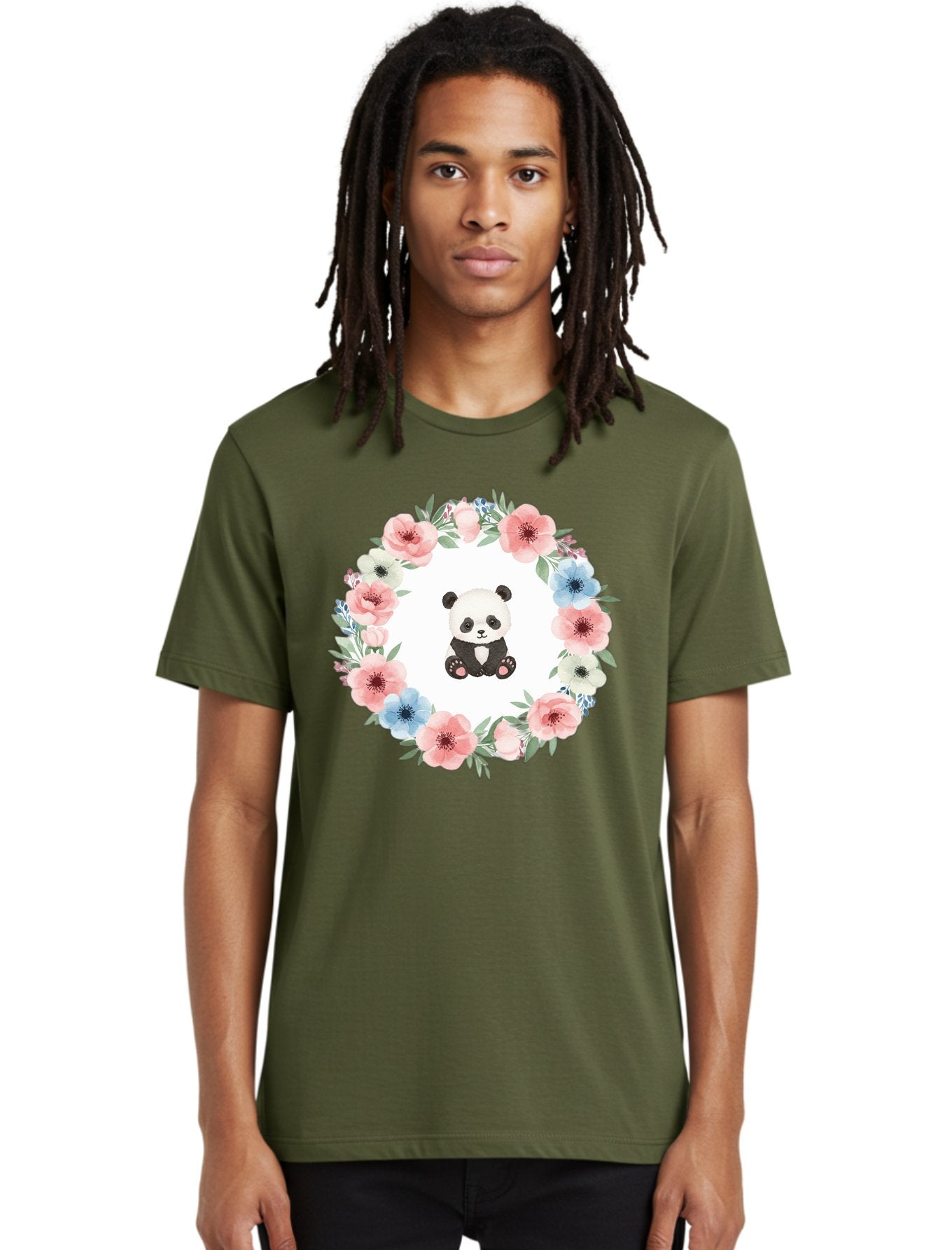 Panda-And-Flowers Men'S Graphic Tee, 100% Cotton, Comfortable Casual Summer Wear, Machine Washable, Vintage Camera, Old Camera, Antique Camera, Black Camera, Classic Photography, Photography Equipment, Nostalgic Device, Film Camera, Camera Art Baf266 16