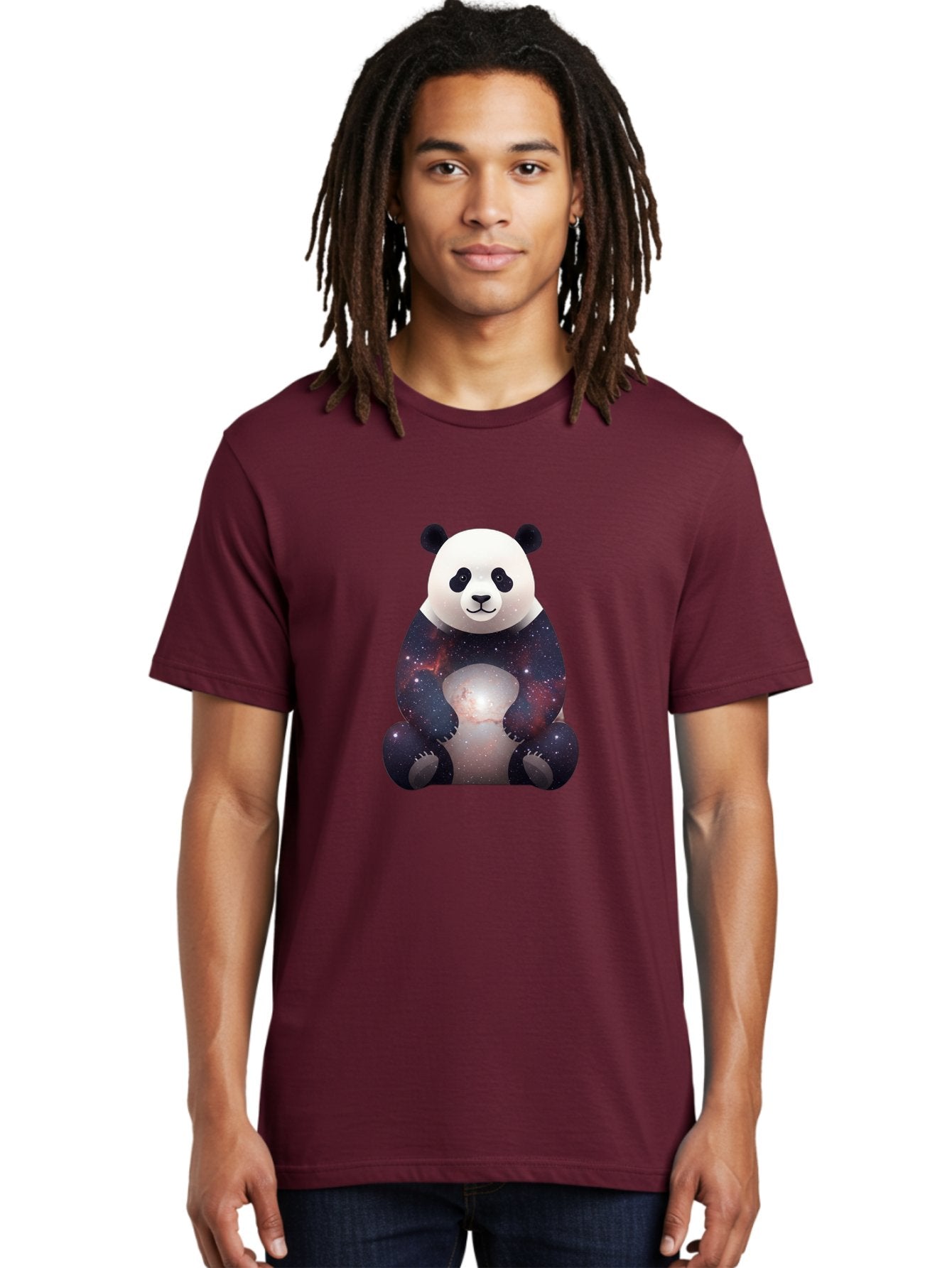 Panda-Bear-Galaxy Men'S Graphic Tee, 100% Cotton, Comfortable Casual Summer Wear, Machine Washable, Vintage Camera, Old Camera, Antique Camera, Black Camera, Classic Photography, Photography Equipment, Nostalgic Device, Film Camera, Camera Art Baf267 25