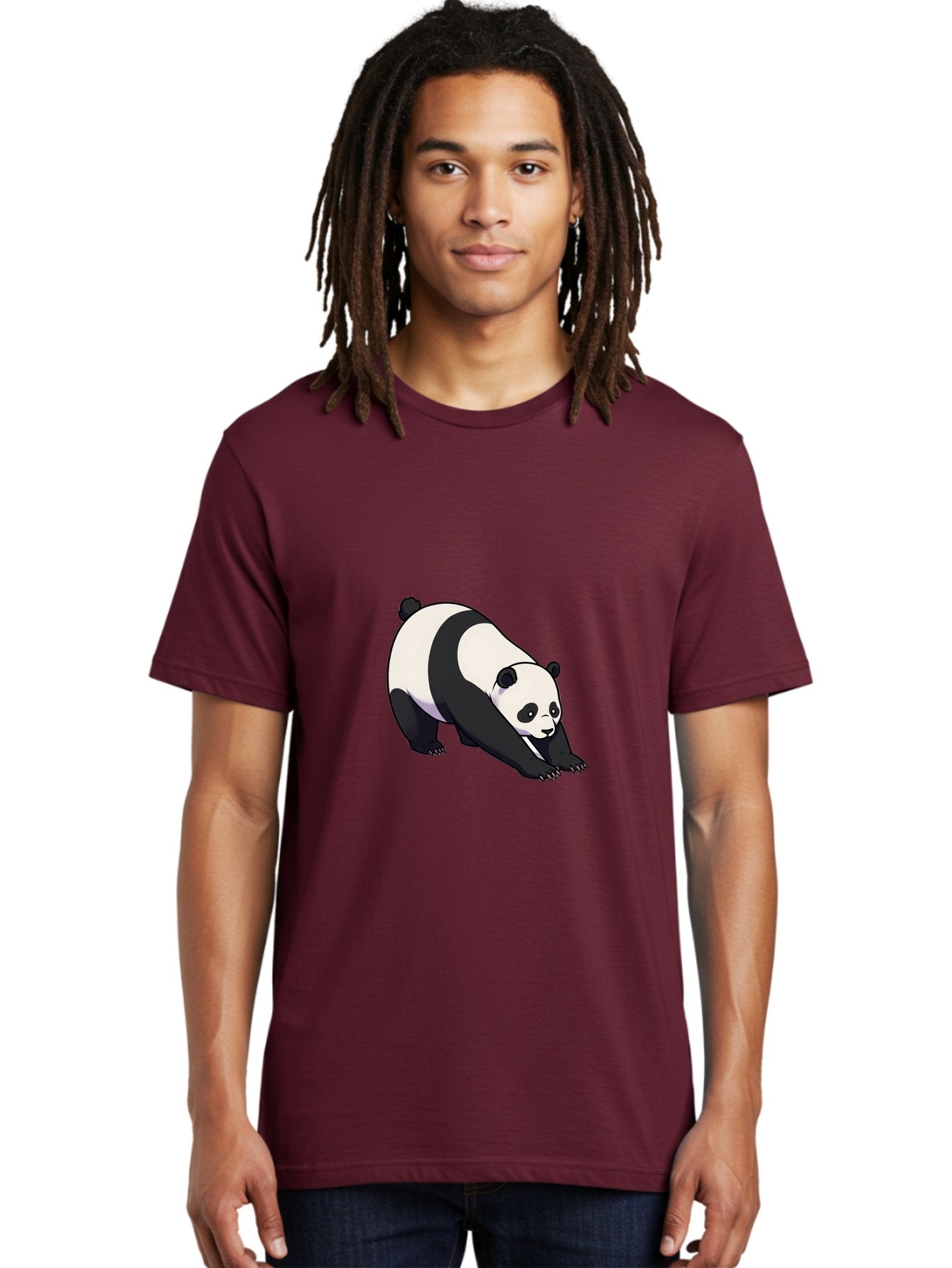 Panda-Doing-Yoga Men'S Graphic Tee, 100% Cotton, Comfortable Casual Summer Wear, Machine Washable, Vintage Camera, Old Camera, Antique Camera, Black Camera, Classic Photography, Photography Equipment, Nostalgic Device, Film Camera, Camera Art Baf272 25