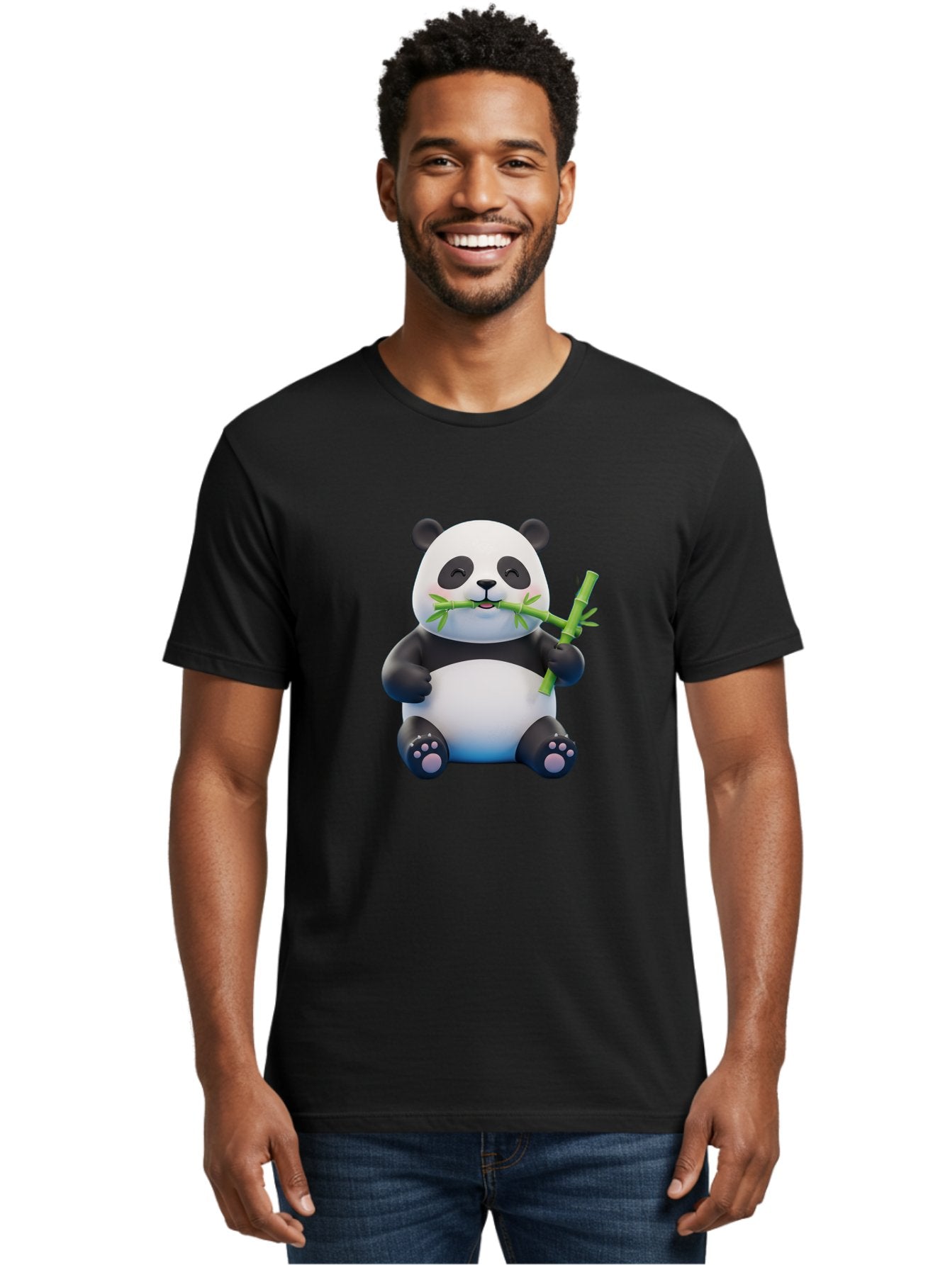 Panda-Eating-Bamboo-1 Men'S Graphic Tee, 100% Cotton, Comfortable Casual Summer Wear, Machine Washable, Vintage Camera, Old Camera, Antique Camera, Black Camera, Classic Photography, Photography Equipment, Nostalgic Device, Film Camera, Baf273 19
