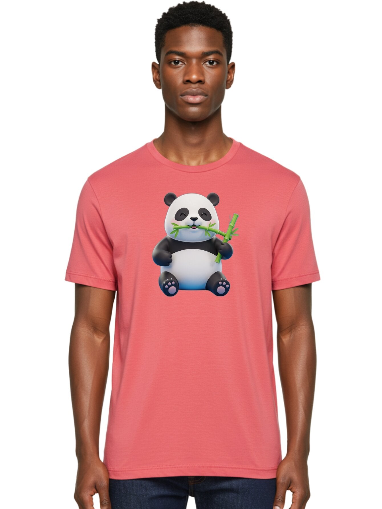 Panda-Eating-Bamboo-1 Men'S Graphic Tee, 100% Cotton, Comfortable Casual Summer Wear, Machine Washable, Vintage Camera, Old Camera, Antique Camera, Black Camera, Classic Photography, Photography Equipment, Nostalgic Device, Film Camera, Baf273 17