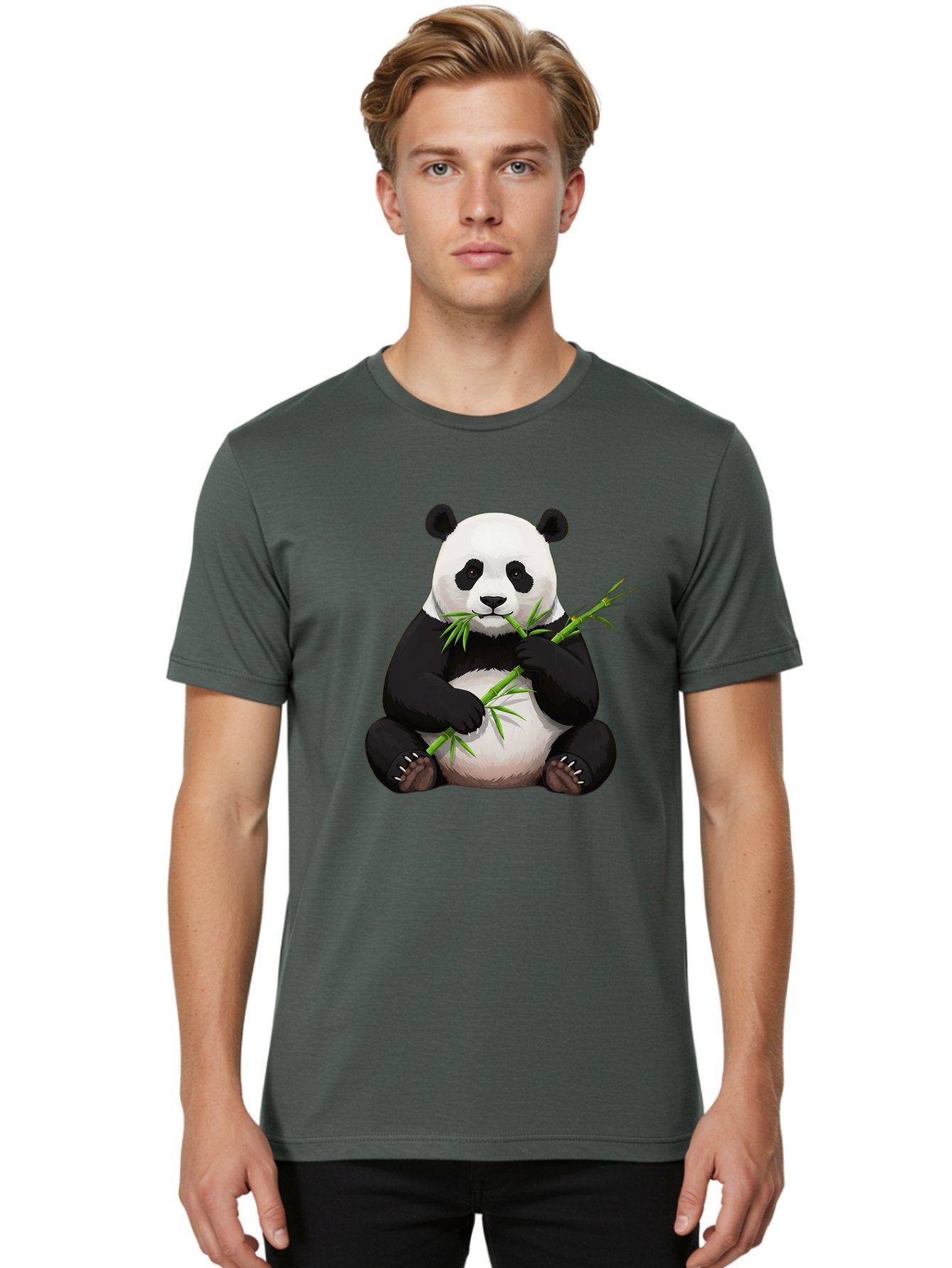 Panda-Eating-Bamboo-3 Men'S Graphic Tee, 100% Cotton, Comfortable Casual Summer Wear, Machine Washable, Vintage Camera, Old Camera, Antique Camera, Black Camera, Classic Photography, Photography Equipment, Nostalgic Device, Film Camera, Baf275 21