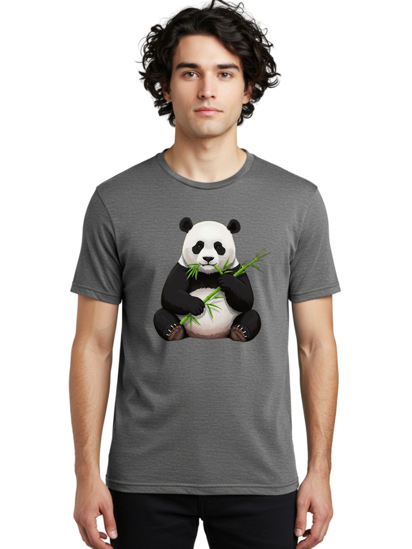 Panda-Eating-Bamboo-3 Men'S Graphic Tee, 100% Cotton, Comfortable Casual Summer Wear, Machine Washable, Vintage Camera, Old Camera, Antique Camera, Black Camera, Classic Photography, Photography Equipment, Nostalgic Device, Film Camera, Baf275 24
