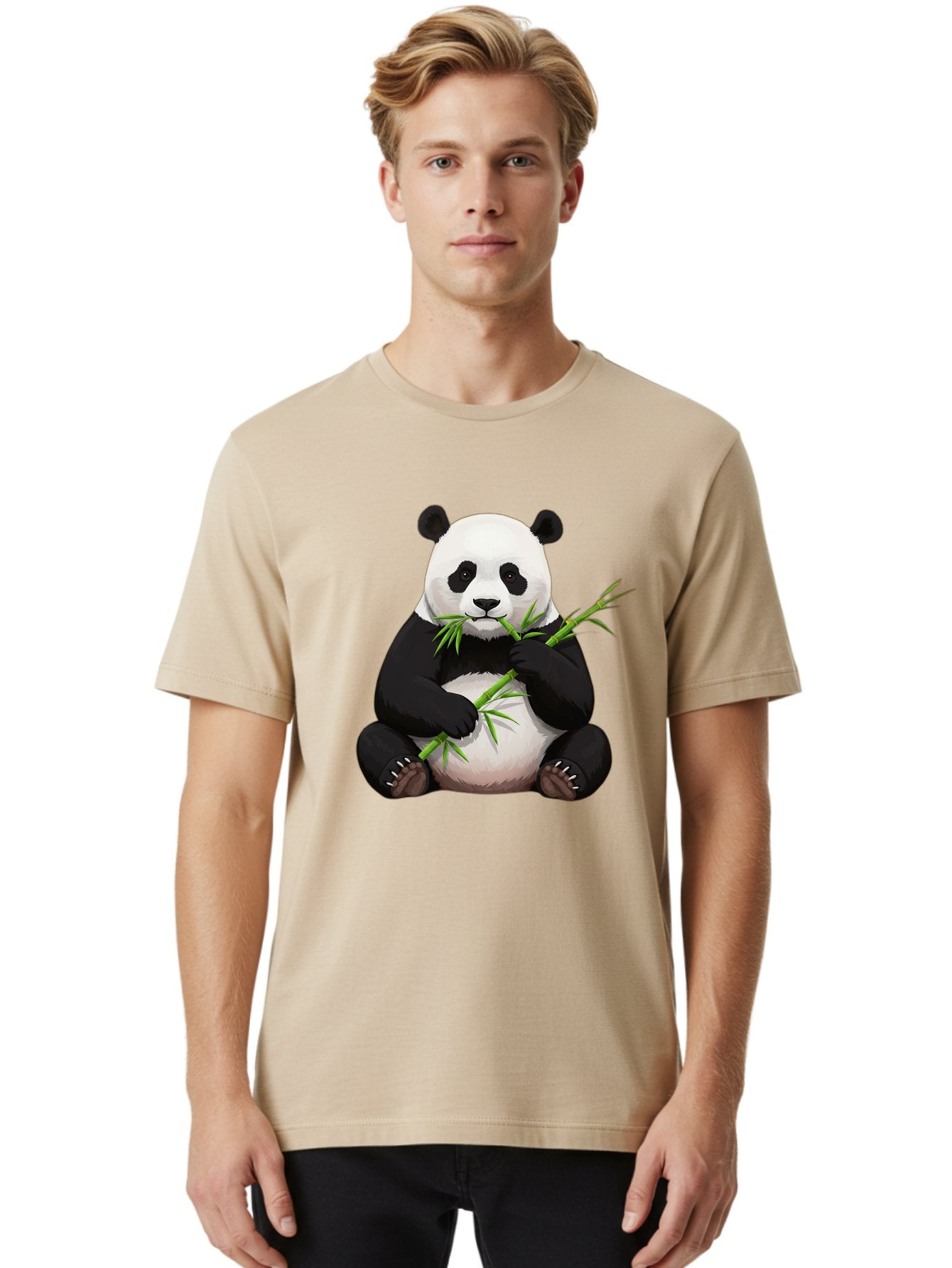 Panda-Eating-Bamboo-3 Men'S Graphic Tee, 100% Cotton, Comfortable Casual Summer Wear, Machine Washable, Vintage Camera, Old Camera, Antique Camera, Black Camera, Classic Photography, Photography Equipment, Nostalgic Device, Film Camera, Baf275 25