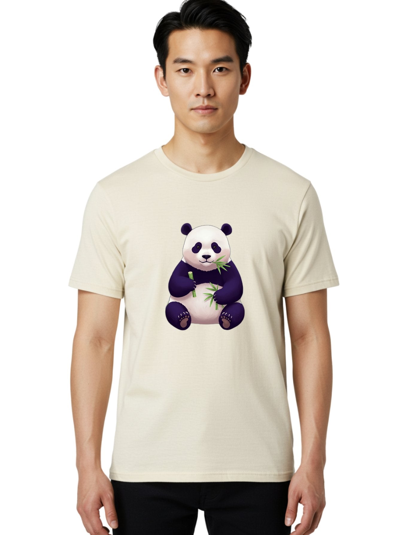Panda-Eating-Bamboo-5 Men'S Graphic Tee, 100% Cotton, Comfortable Casual Summer Wear, Machine Washable, Vintage Camera, Old Camera, Antique Camera, Black Camera, Classic Photography, Photography Equipment, Nostalgic Device, Film Camera, Baf277 18