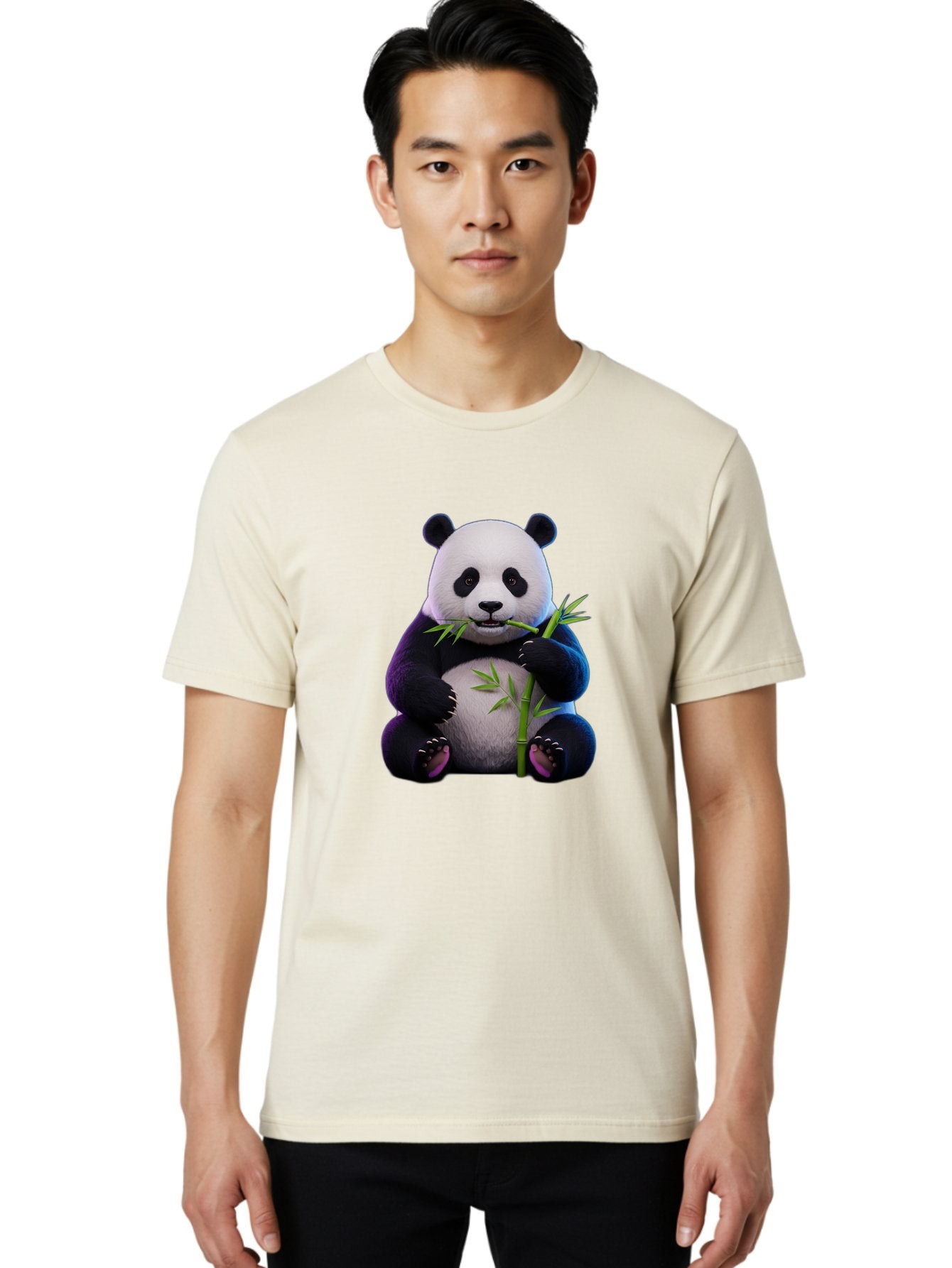 Panda-Eating-Bamboo-6 Men'S Graphic Tee, 100% Cotton, Comfortable Casual Summer Wear, Machine Washable, Vintage Camera, Old Camera, Antique Camera, Black Camera, Classic Photography, Photography Equipment, Nostalgic Device, Film Camera, Baf278 25