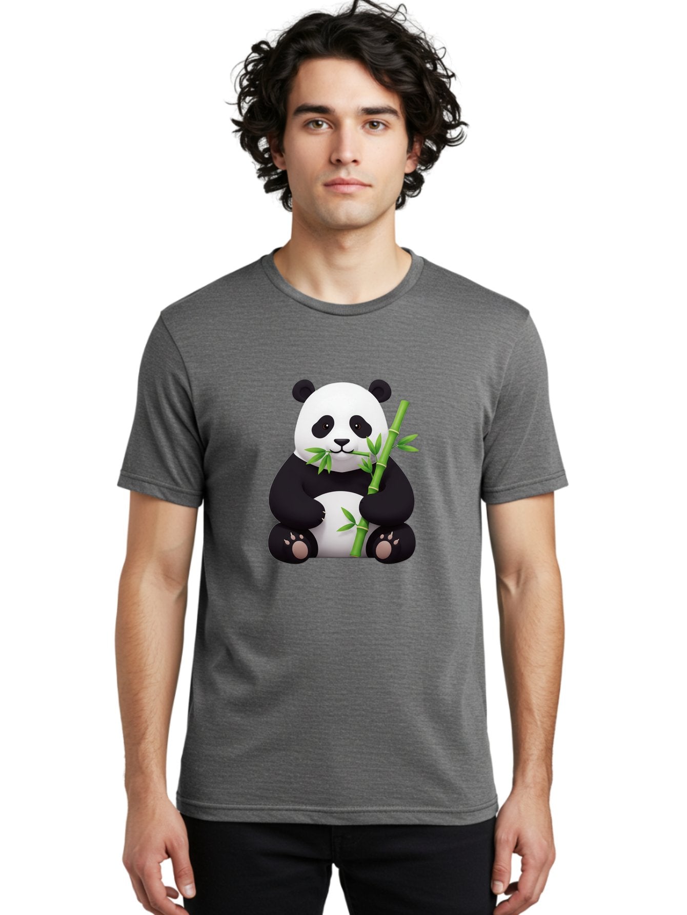 Panda-Eating-Bamboo Men'S Graphic Tee, 100% Cotton, Comfortable Casual Summer Wear, Machine Washable, Vintage Camera, Old Camera, Antique Camera, Black Camera, Classic Photography, Photography Equipment, Nostalgic Device, Film Camera, Baf280 20