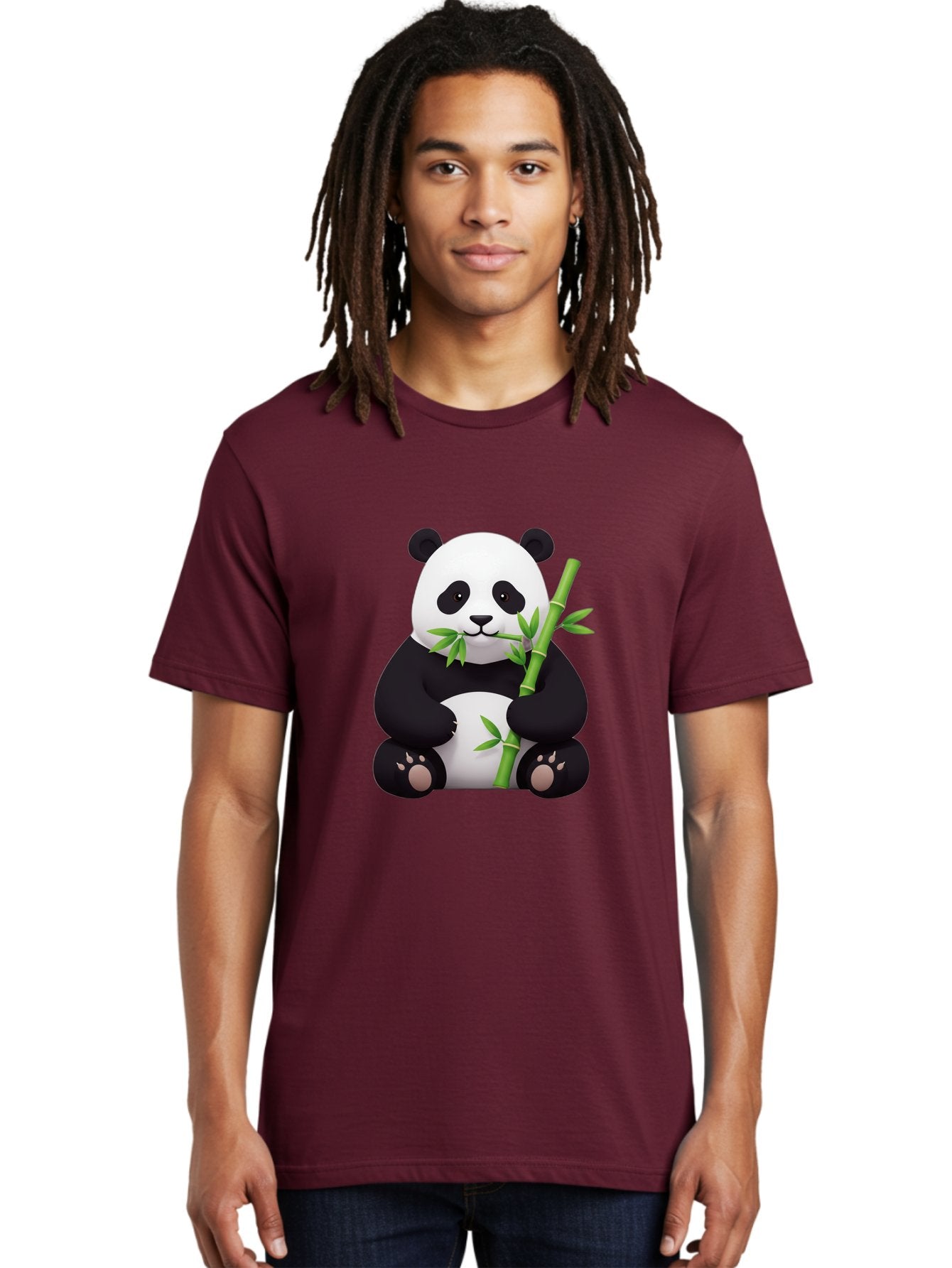Panda-Eating-Bamboo Men'S Graphic Tee, 100% Cotton, Comfortable Casual Summer Wear, Machine Washable, Vintage Camera, Old Camera, Antique Camera, Black Camera, Classic Photography, Photography Equipment, Nostalgic Device, Film Camera, Baf280 24