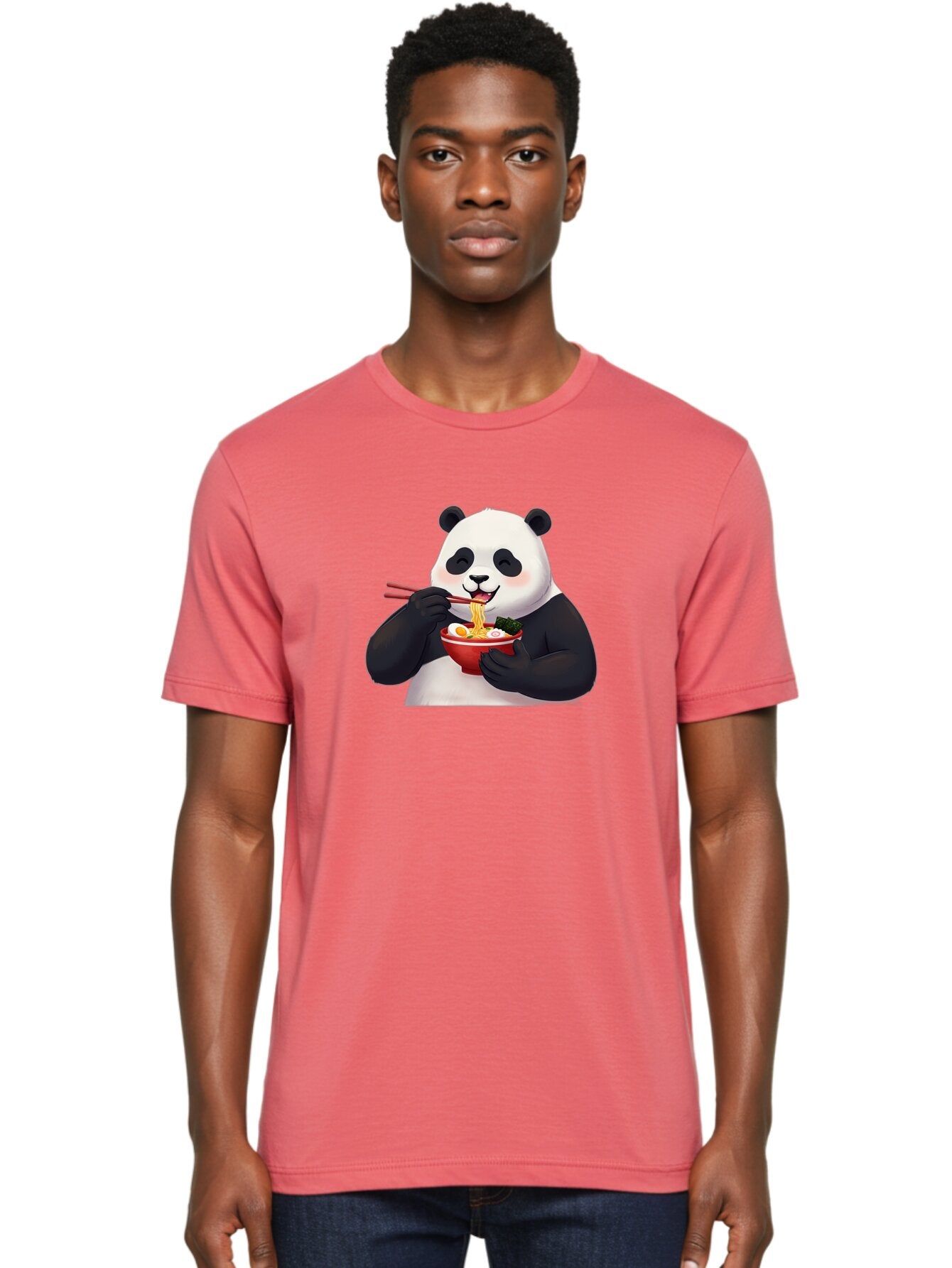 Panda-Eating-Noodles-2 Men'S Graphic Tee, 100% Cotton, Comfortable Casual Summer Wear, Machine Washable, Vintage Camera, Old Camera, Antique Camera, Black Camera, Classic Photography, Photography Equipment, Nostalgic Device, Film Camera, Baf282 30