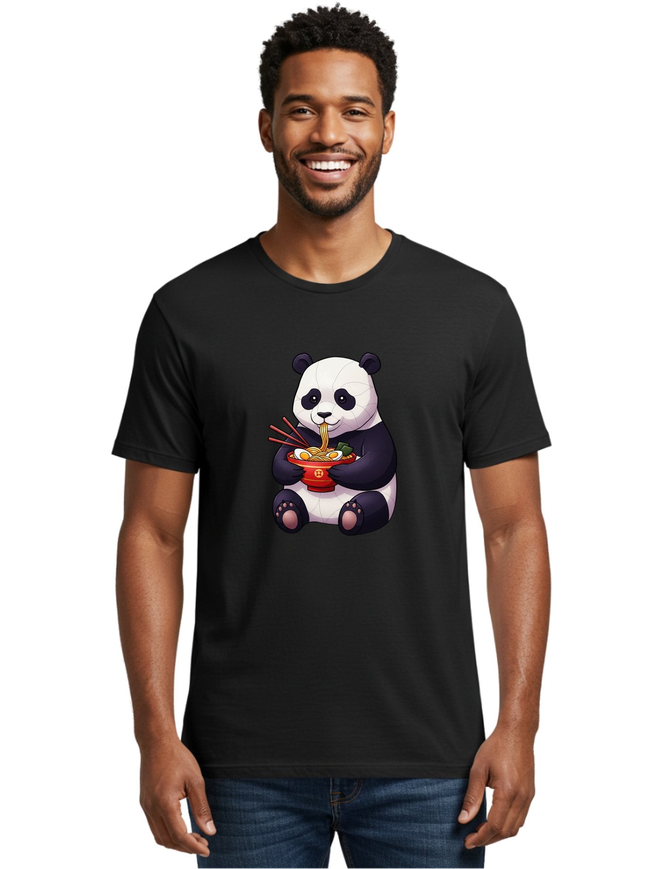 Panda-Eating-Noodles-3 Men'S Graphic Tee, 100% Cotton, Comfortable Casual Summer Wear, Machine Washable, Vintage Camera, Old Camera, Antique Camera, Black Camera, Classic Photography, Photography Equipment, Nostalgic Device, Film Camera, Baf283 24