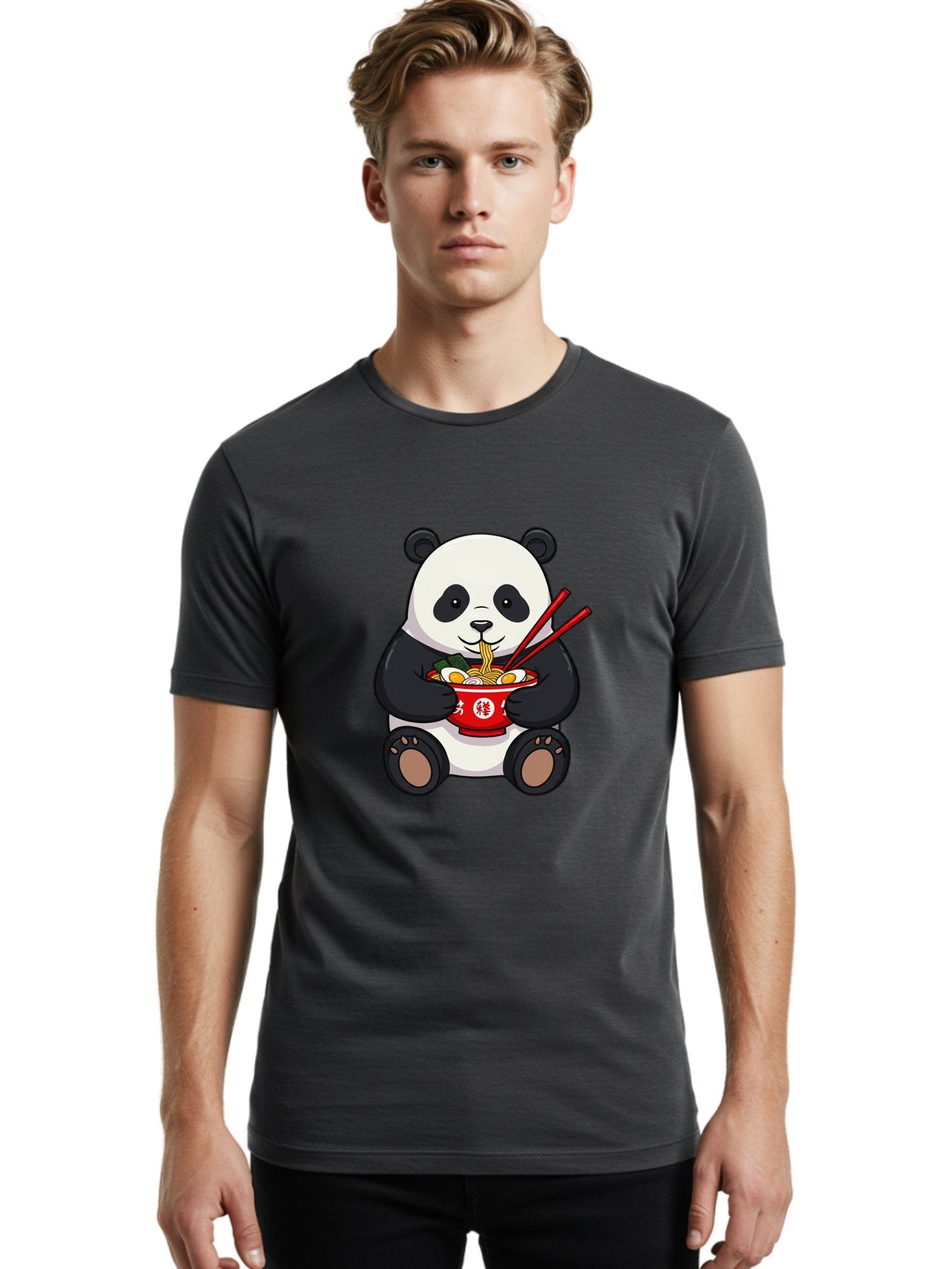 Panda-Eating-Ramen-1 Men'S Graphic Tee, 100% Cotton, Comfortable Casual Summer Wear, Machine Washable, Vintage Camera, Old Camera, Antique Camera, Black Camera, Classic Photography, Photography Equipment, Nostalgic Device, Film Camera, Baf285 20