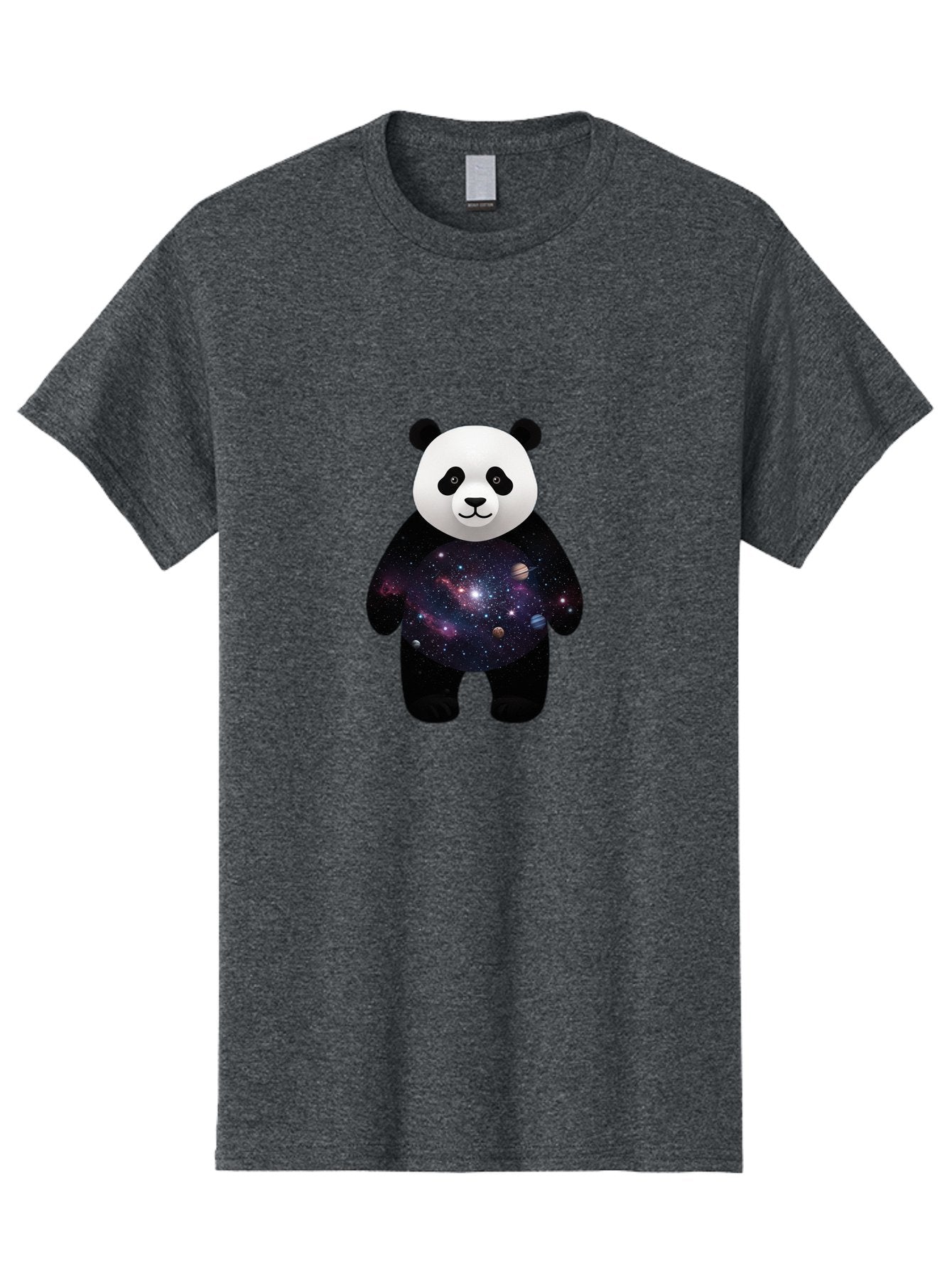 Panda-Galaxy-1 Men'S Graphic Tee, 100% Cotton, Comfortable Casual Summer Wear, Machine Washable, Vintage Camera, Old Camera, Antique Camera, Black Camera, Classic Photography, Photography Equipment, Nostalgic Device, Film Camera, Camera Art Baf289