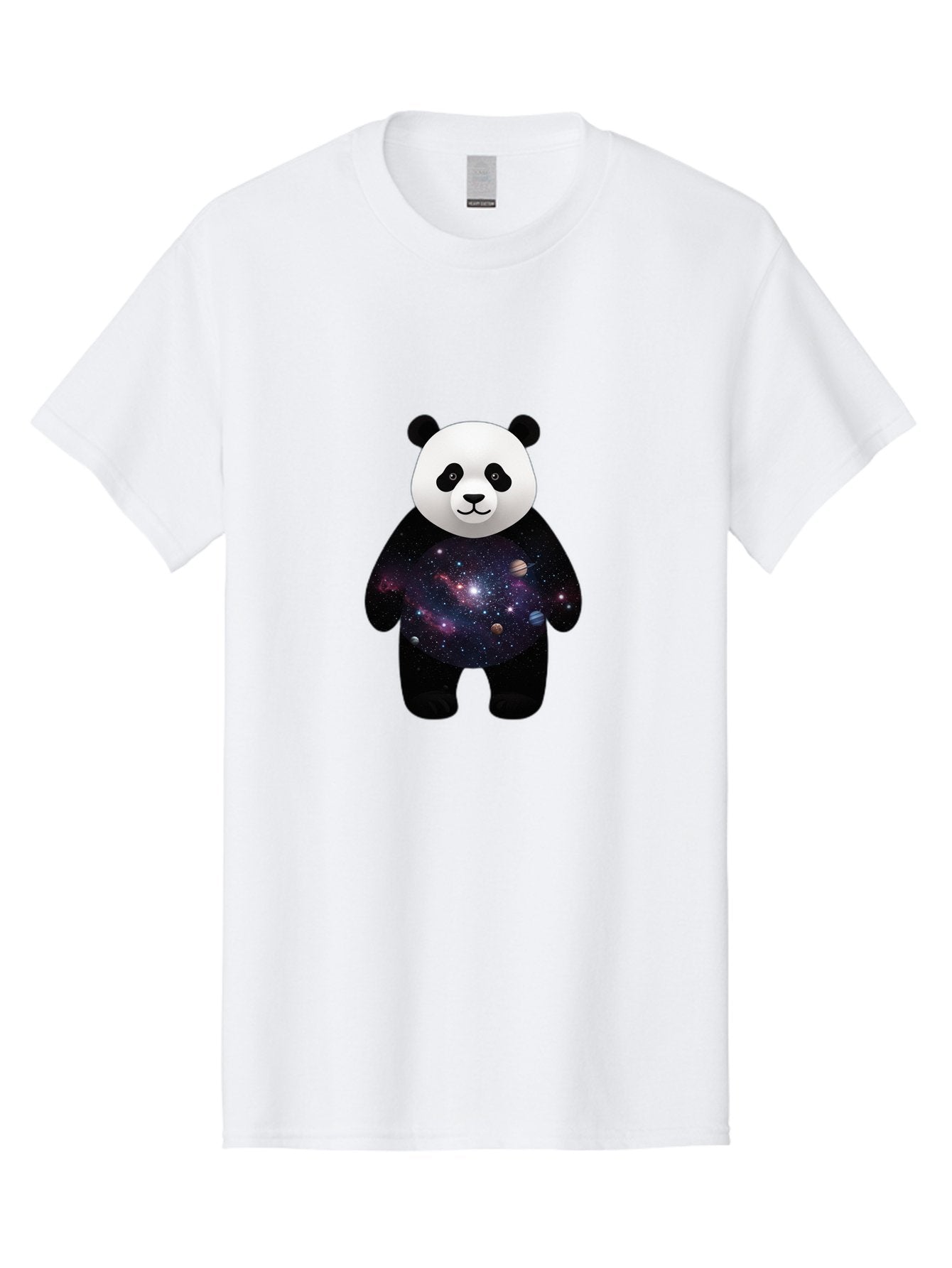 Panda-Galaxy-1 Men'S Graphic Tee, 100% Cotton, Comfortable Casual Summer Wear, Machine Washable, Vintage Camera, Old Camera, Antique Camera, Black Camera, Classic Photography, Photography Equipment, Nostalgic Device, Film Camera, Camera Art Baf289