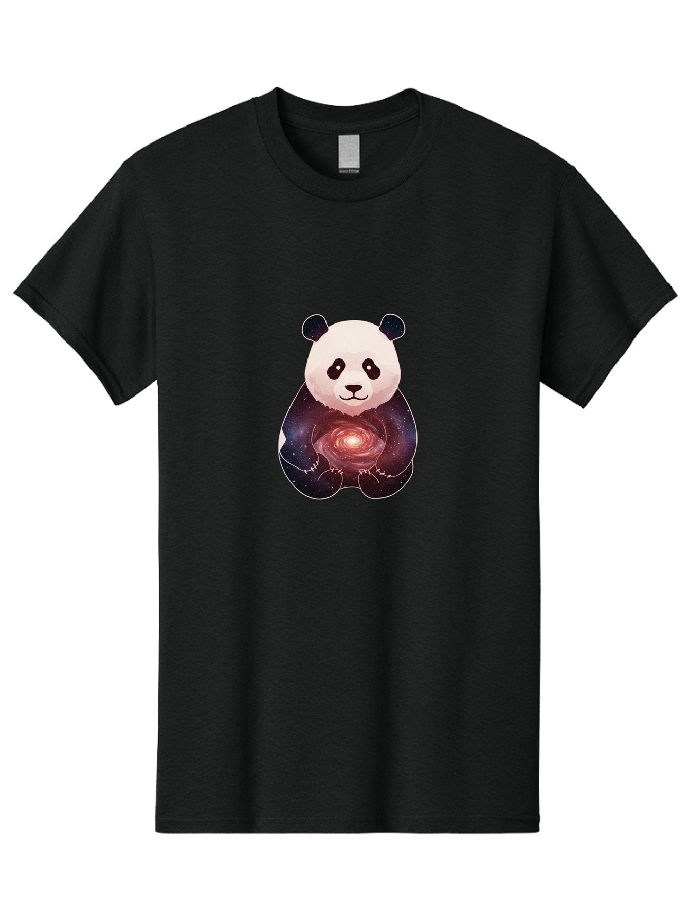 Panda-Galaxy-2 Men'S Graphic Tee, 100% Cotton, Comfortable Casual Summer Wear, Machine Washable, Vintage Camera, Old Camera, Antique Camera, Black Camera, Classic Photography, Photography Equipment, Nostalgic Device, Film Camera, Camera Art Baf290