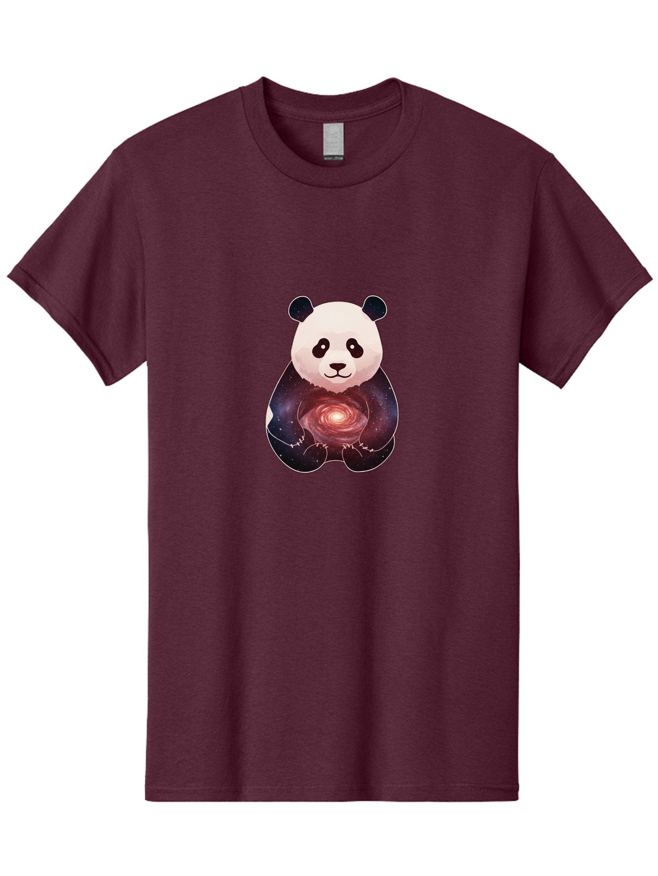 Panda-Galaxy-2 Men'S Graphic Tee, 100% Cotton, Comfortable Casual Summer Wear, Machine Washable, Vintage Camera, Old Camera, Antique Camera, Black Camera, Classic Photography, Photography Equipment, Nostalgic Device, Film Camera, Camera Art Baf290 13
