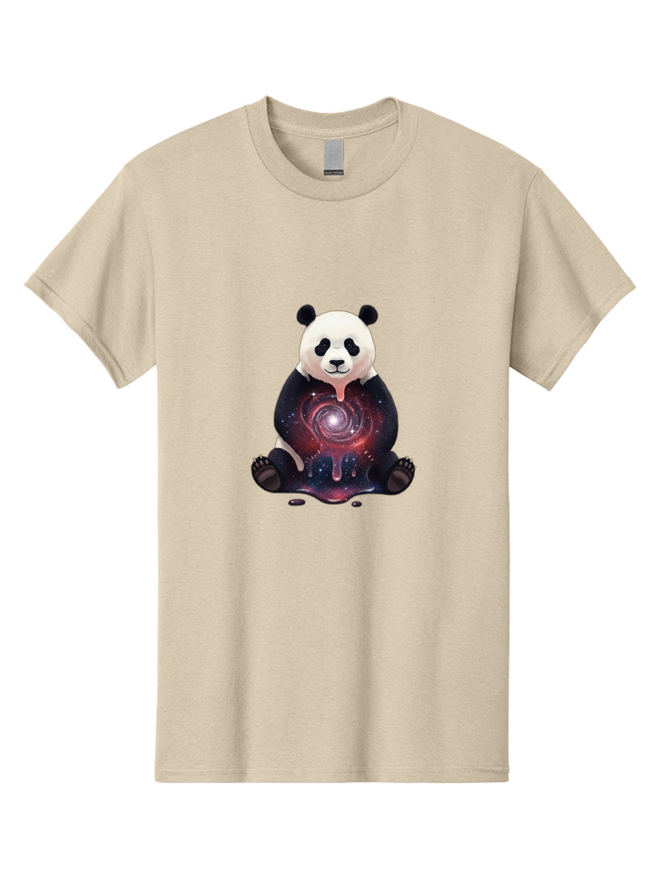Panda-Galaxy-4 Men'S Graphic Tee, 100% Cotton, Comfortable Casual Summer Wear, Machine Washable, Vintage Camera, Old Camera, Antique Camera, Black Camera, Classic Photography, Photography Equipment, Nostalgic Device, Film Camera, Camera Art Baf292 4