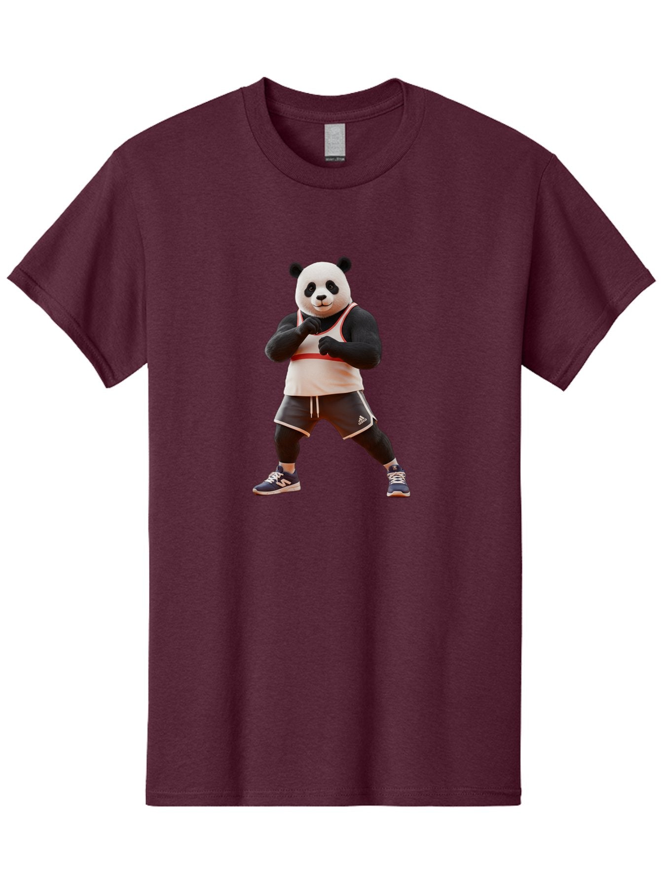 Panda-In-Boxing-Stance Men'S Graphic Tee, 100% Cotton, Comfortable Casual Summer Wear, Machine Washable, Vintage Camera, Old Camera, Antique Camera, Black Camera, Classic Photography, Photography Equipment, Nostalgic Device, Film Camera, Baf295 7